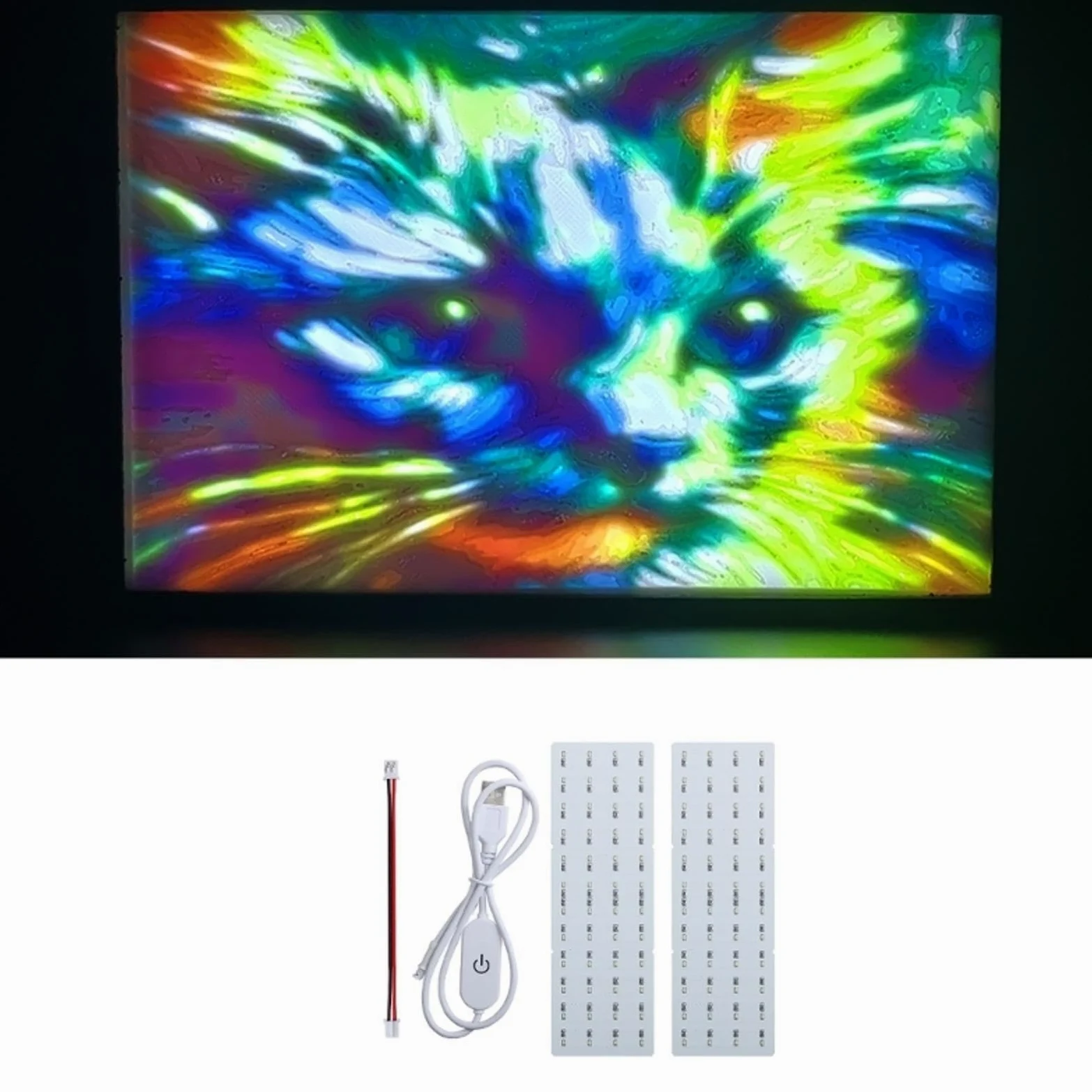 Panel LED de litofanía para laboratorio, accesorios de impresión para iluminación de estudio CMYK Bundle Studio