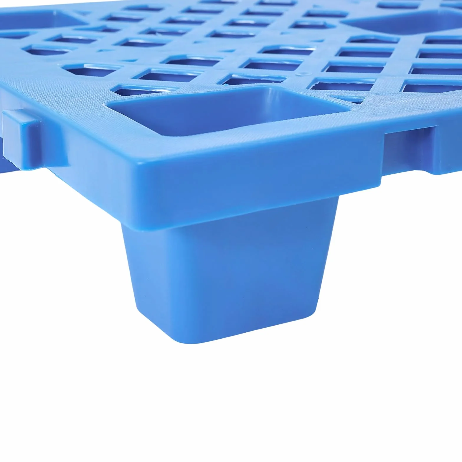 Palets Plastico, 6 Paletas de PláStico, Paletas de Almacenamiento Entrelazadas para Almacenes, FáBricas, Centros LogíSticos, Instalaciones de Almacenamiento (Azul)