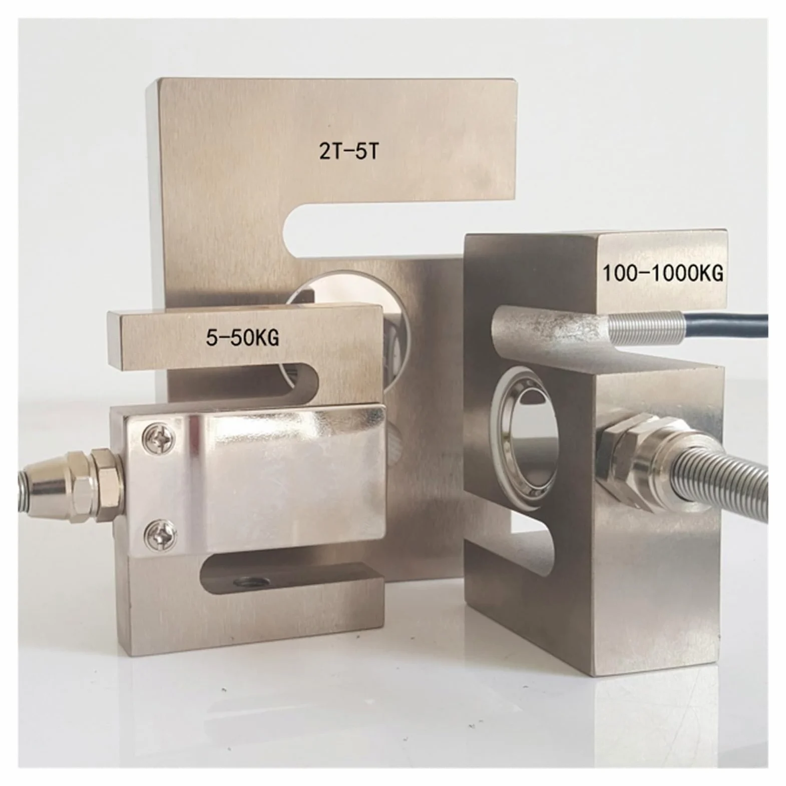 Sensor de Peso, Sensor De Peso Célula Carga Tensión Y Compresión Tipo S, 2000kg, 3000kg, 5000kg, 2 Toneladas, 3, 5, TAS501 | 2000kg