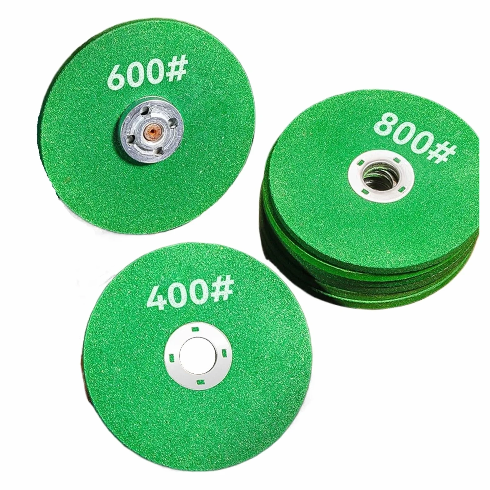 Ruedas de disco de aleta for amoladora angular de grano 800-1000 for pulido de metales, corte y desbarbado, paquete de 1/5(2000x1PCS)