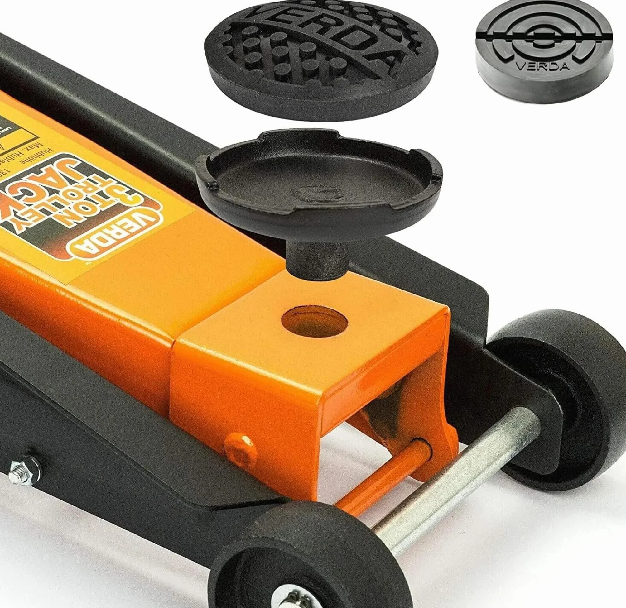 Gato hidráulico 3T, gato hidráulico, elevador, soporte, caballete de caballete, modelo a elegir, Naranja