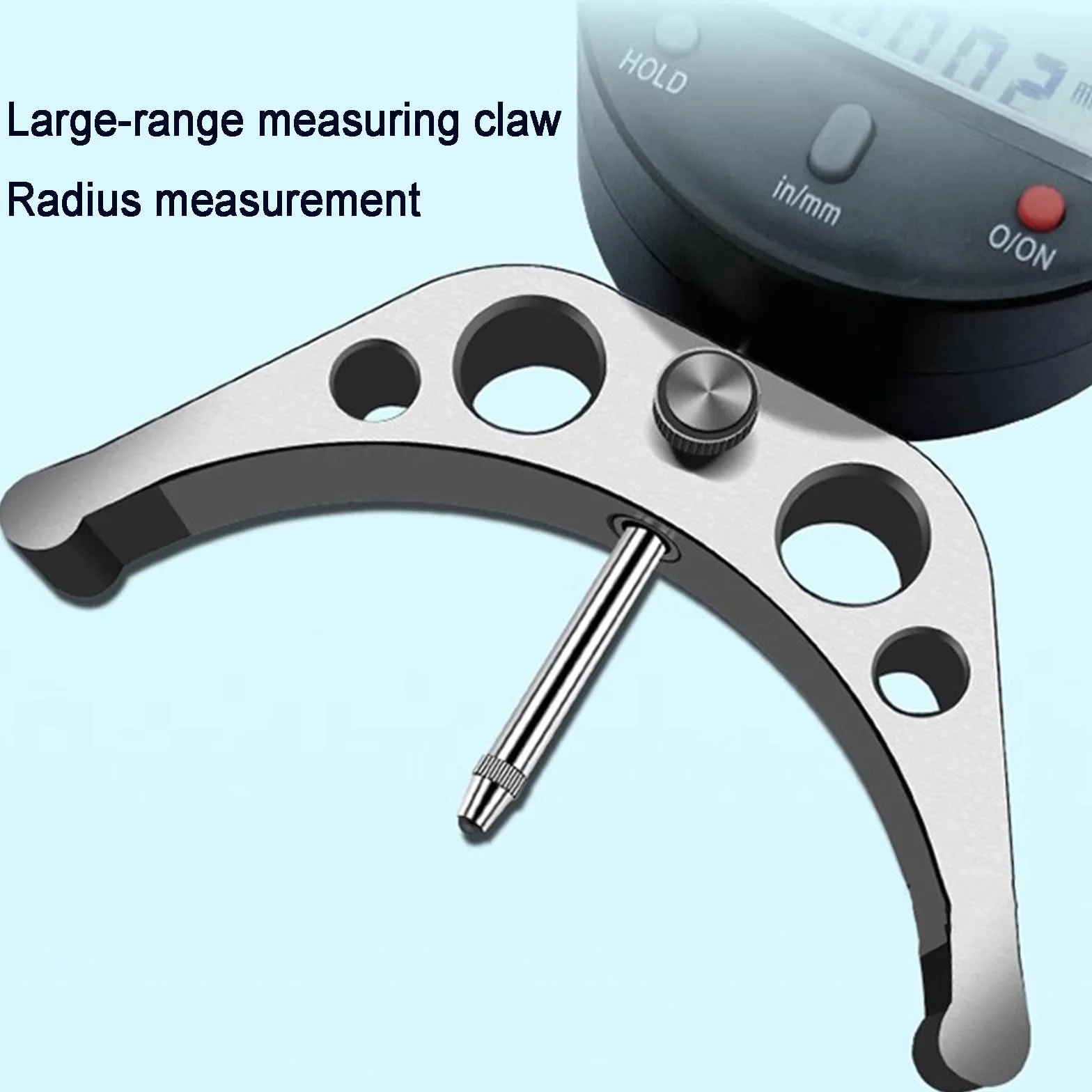 Medidor Electrónico de Radio con Mandíbula Intercambiable 0-25.4 mm