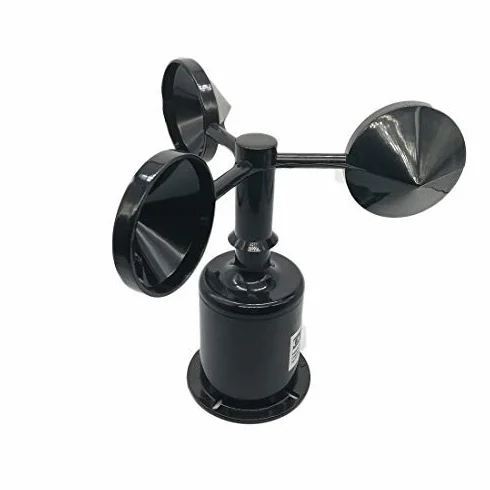 ISGOOD Anemómetro 9-30V 4-20mA 0-45m/s Sensor velocidad viento 3 tazas