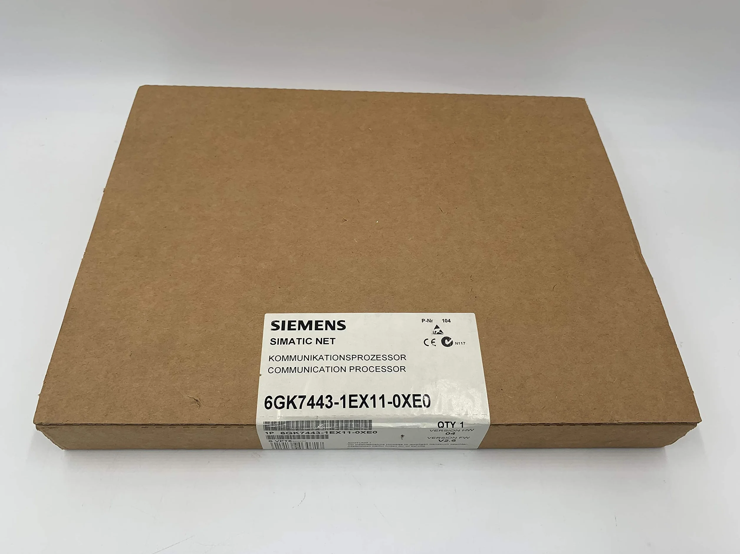 6GK7443-1EX11-0XE0 Siemens Simatic S7-400 Communications processor CP 443-1 PLC SPS Controller 6GK7 443-1EX11-0XE0 new 6GK74431EX110XE0 4019169030717