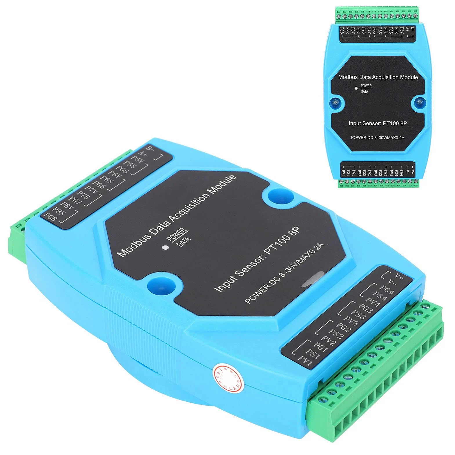 Módulo de adquisición Señal de voltaje Colector de datos Registrador Medida de temperatura DC8-30 WSM02-2 Módulo de registro Módulo de registro