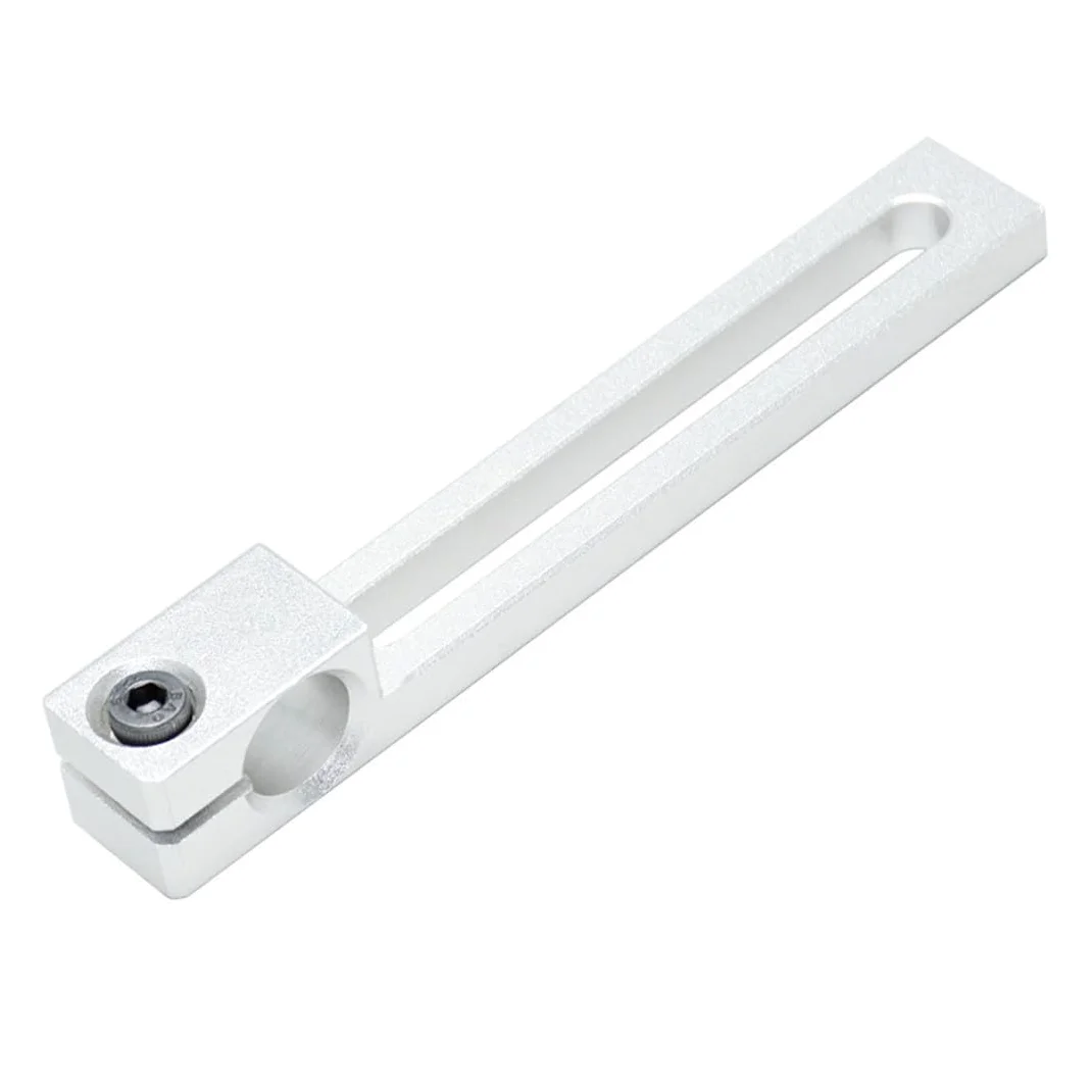 Caja de cojinete de aleación de aluminio Soporte deslizante, eje guía de aleación aluminio, soporte fijo, asiento del rodamiento(Grey,20-70mm)