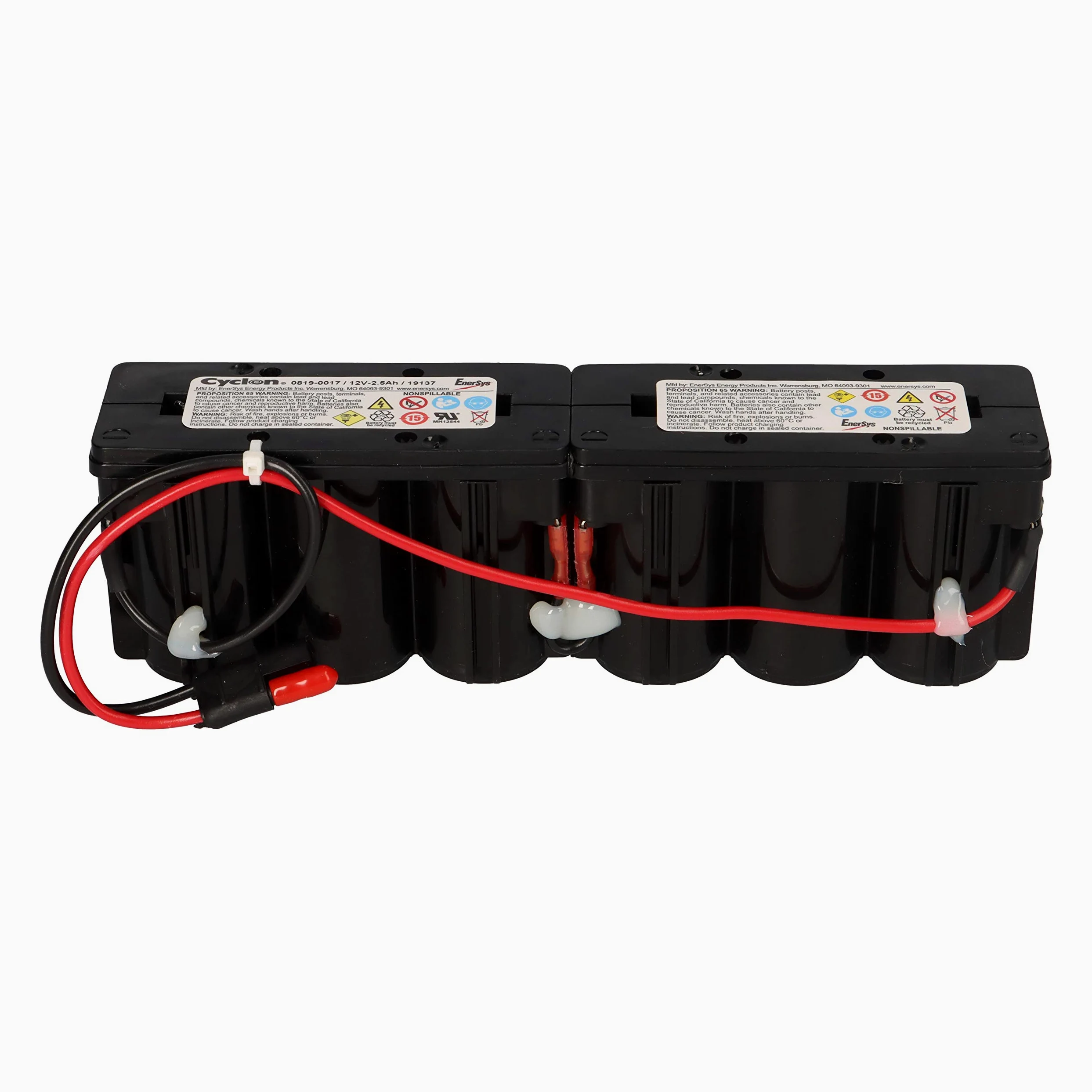 WSB Battery Hawker Cyclon 0819-0017 SAEJ-928A-3 - Monoblock (12 V, 2,5 Ah, plomo PB, conector y cable