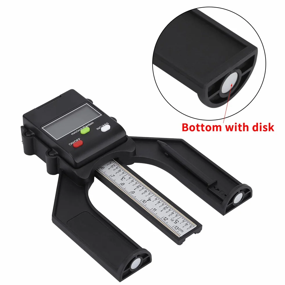 Medidor de Profundidad Digital 0-80mm para Carpintería, Herramienta de Medición Exacta