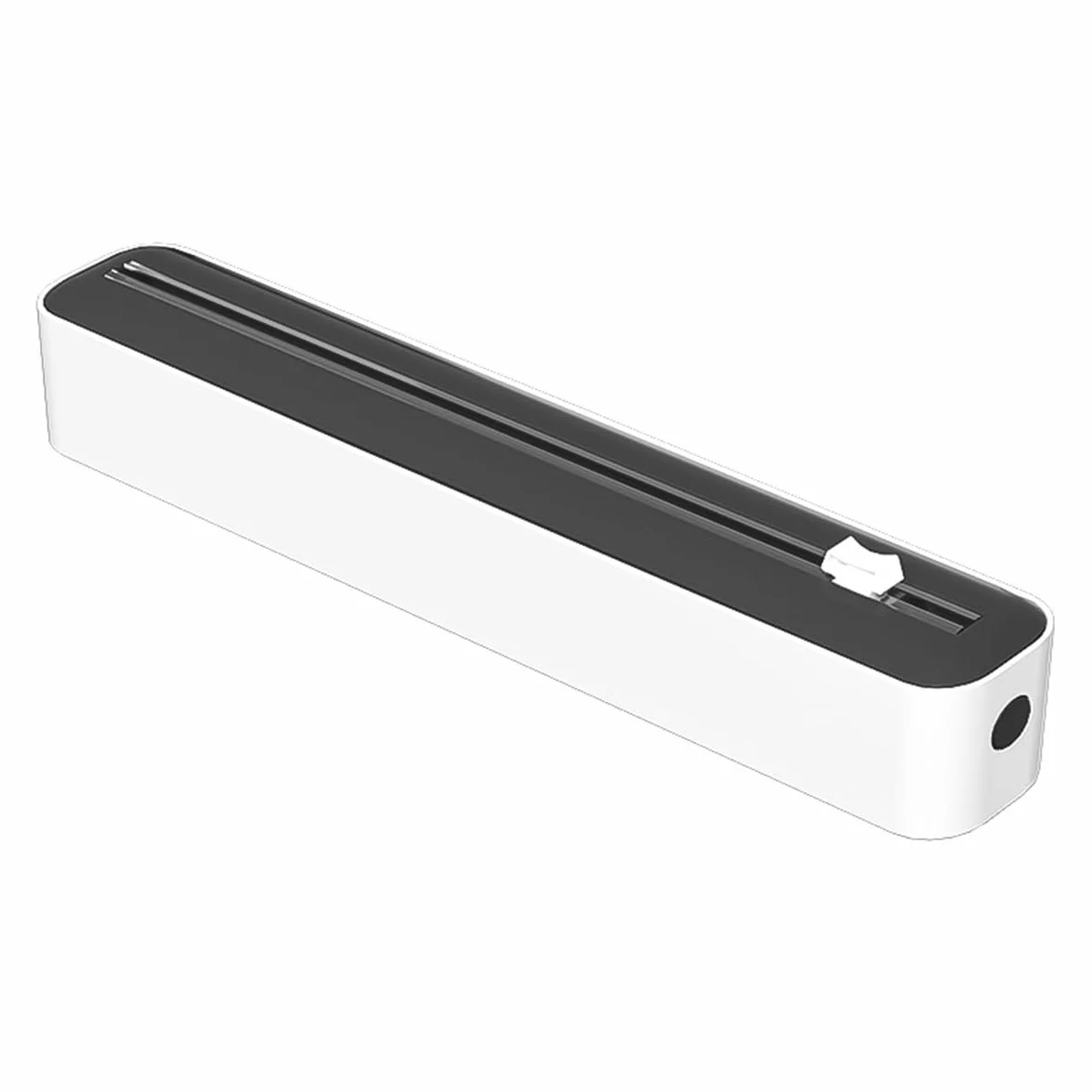 Dispensador magnético de Film Transparente Gris para láminas de plástico y Aluminio Organizador de cajones de Cocina