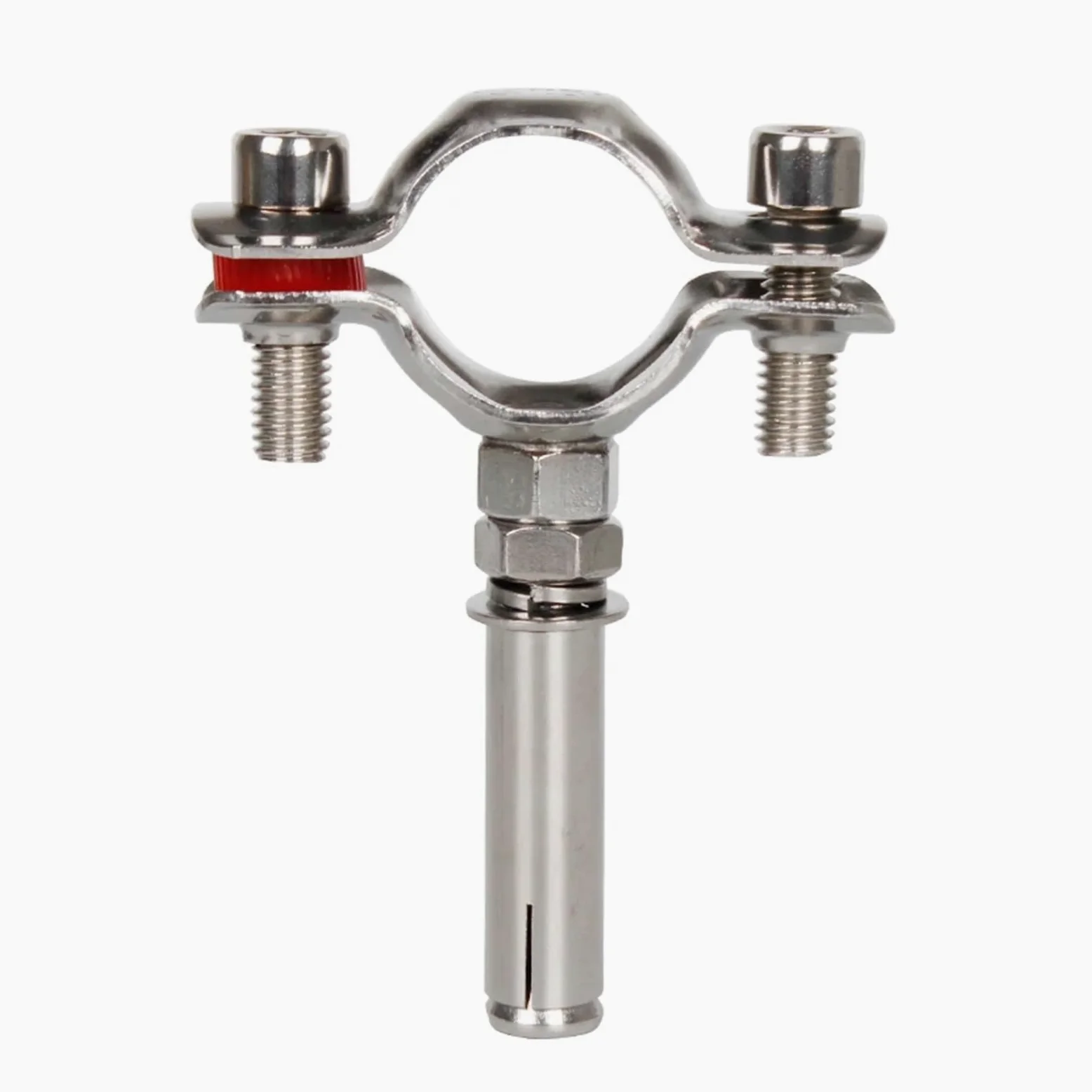 1 pieza de 15-159 mm, tornillo de expansión de aro de tuerca de acero inoxidable 304, abrazadera de manguera redonda, abrazadera de tubo de suspensión, accesorio de tubería, sujetador PPR/PVC(150-159m