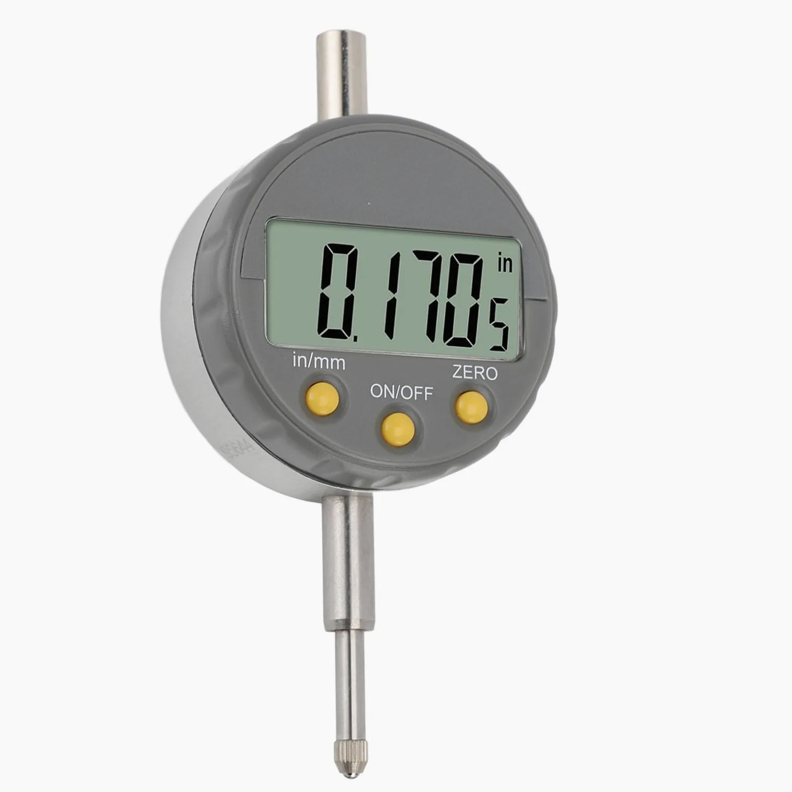GOWENIC Indicador de Cuadrante Electrónico, Medidor Digital, Calibre de Sonda de 0-12,5mm, Base Reemplazable de 0,001mm