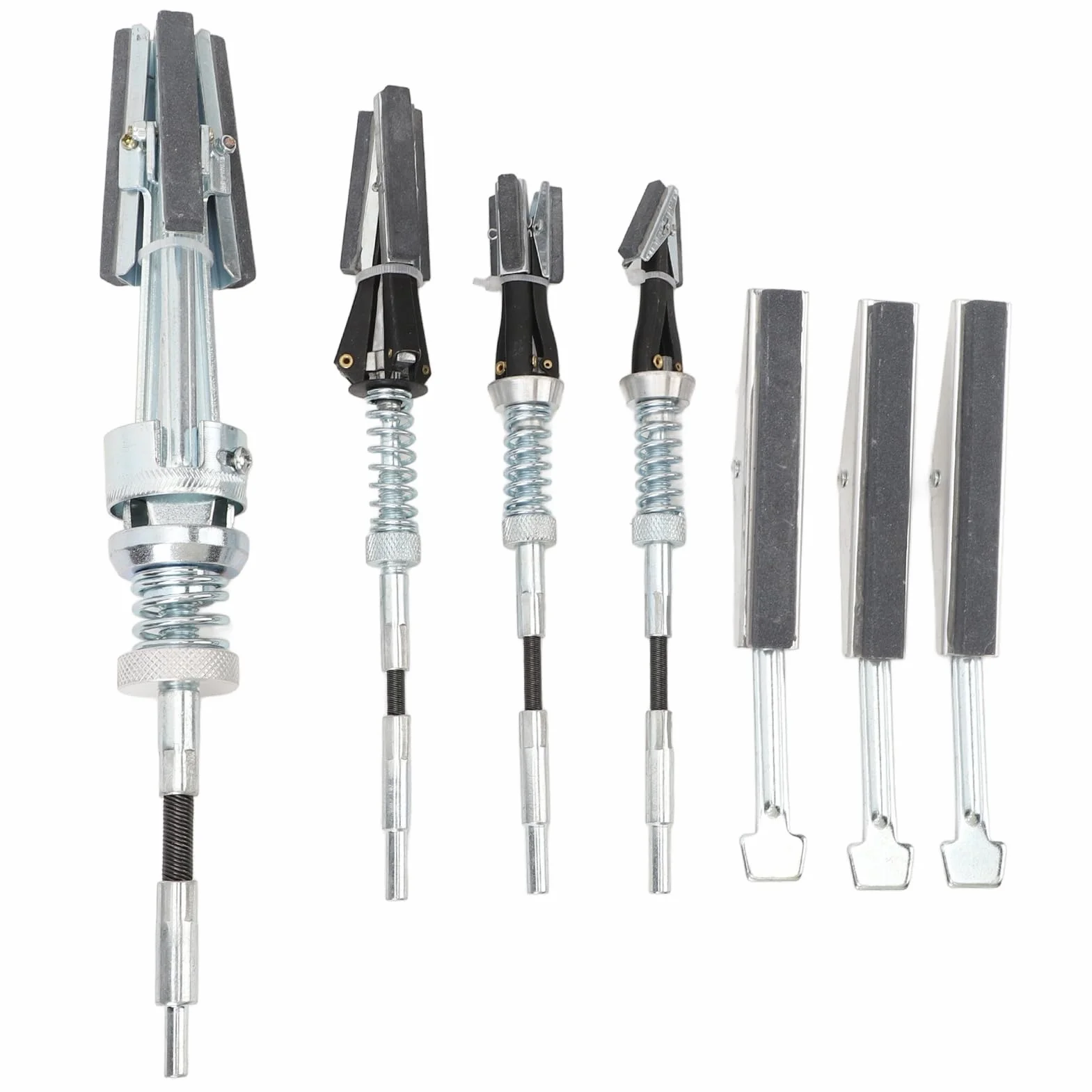 7 Piezas de 3/4 Pulgadas a 7 Pulgadas Herramienta de Pulido de Cilindro de Motor Kit de Herramientas de Pulido de Cilindro Ajustable con 220 Piedras de Grano