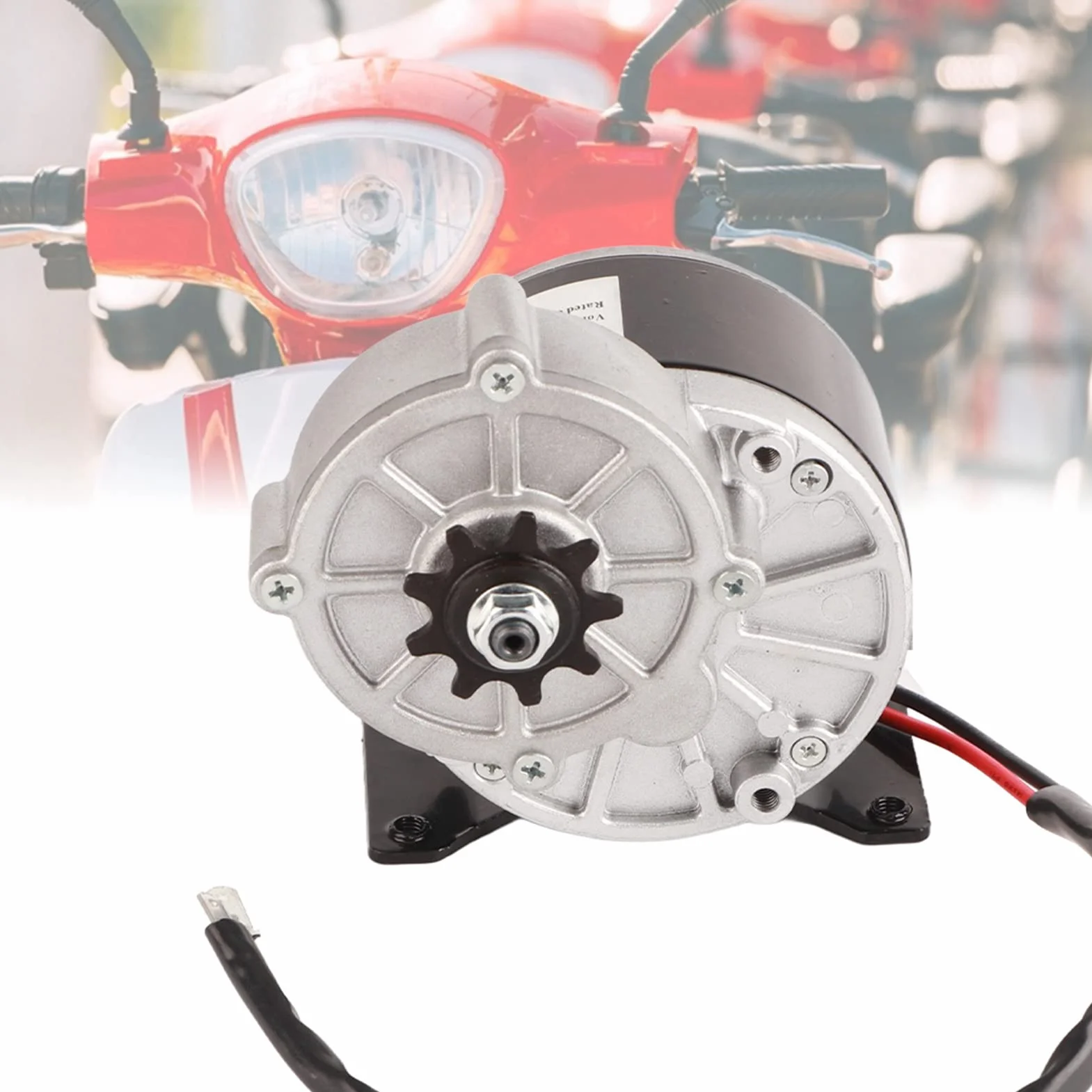 Keenso Motorreductor Cepillado 12V/24V 250W Corriente Continua para Vehículos Eléctricos