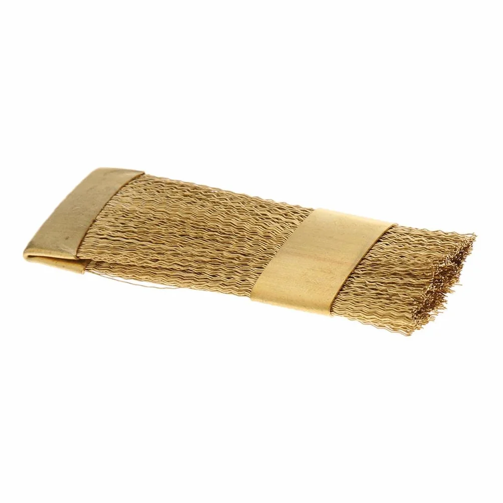 Cepillo Plano de Cobre Latón para Limpiar Fresas