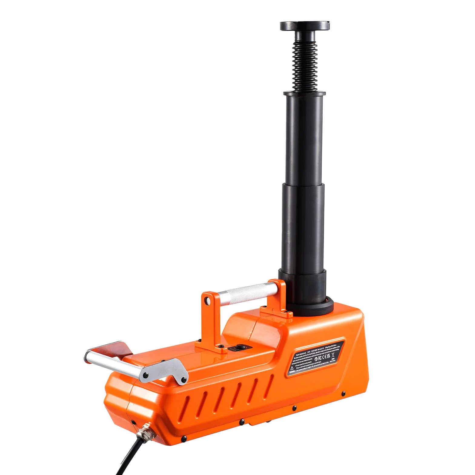 VEVOR Gato Eléctrico para Automóvil, 15 Toneladas, Gato de Tijera Eléctrico Ajustable con Gran Capacidad de Carga, Doble Potencia de 12 V con Luz LED, para Sedán, SUV, Camión, 410 x 130 x 205 mm