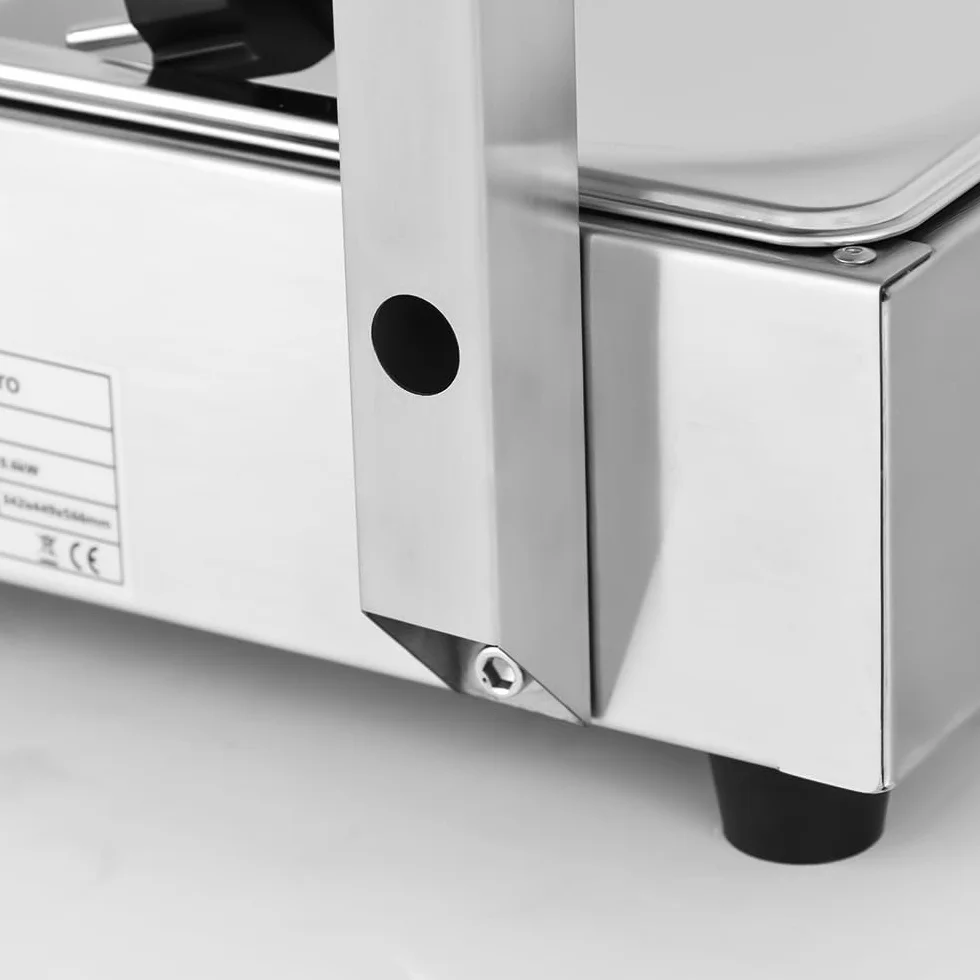 MBH - Calentador eléctrico de Patatas Fritas 600 W INOX Profesional para hostelería. Mantendor de fritos Industrial para Bar y Restaurante.