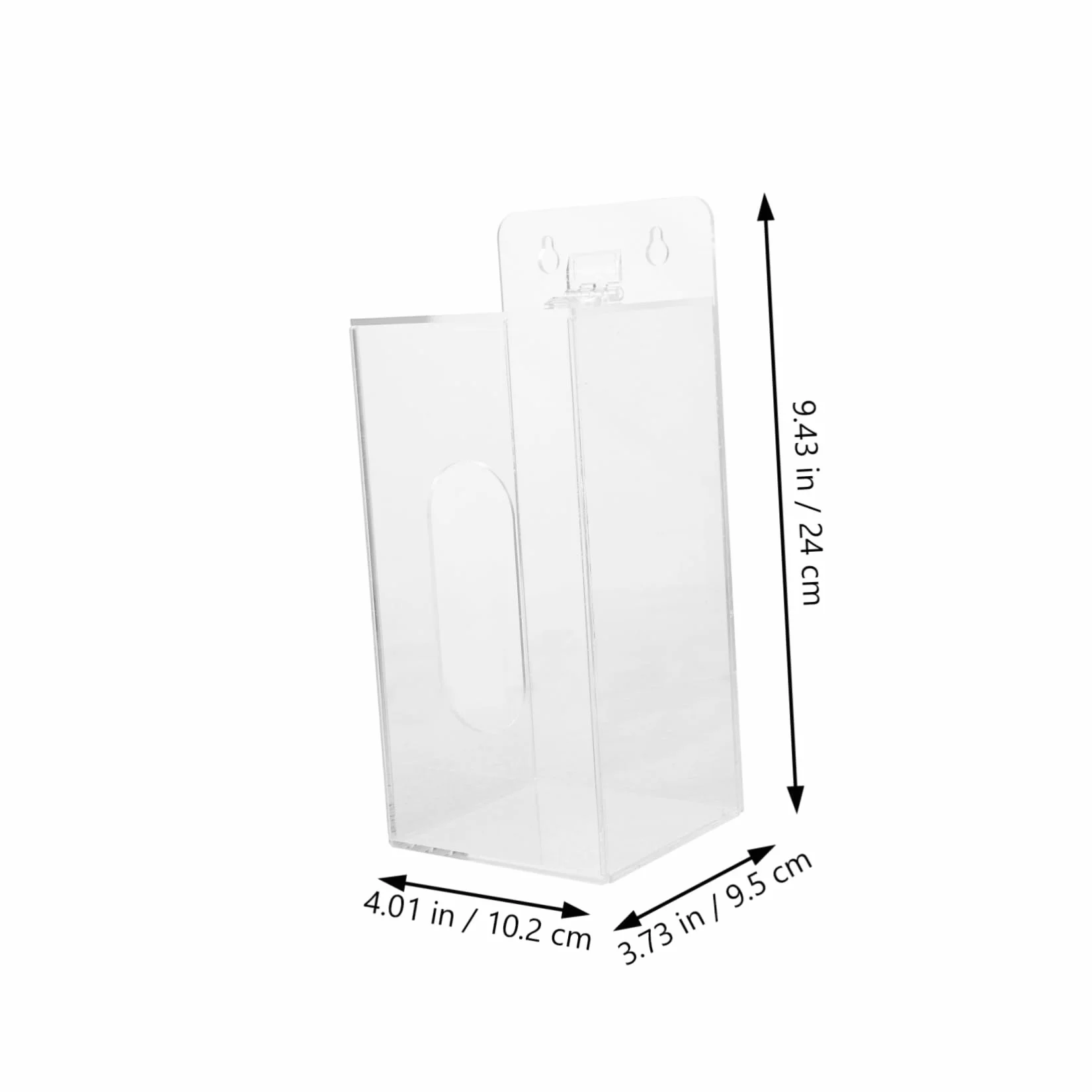 BESTYASH Soporte de Pared para Guantes Caja de Almacenamiento Transparente