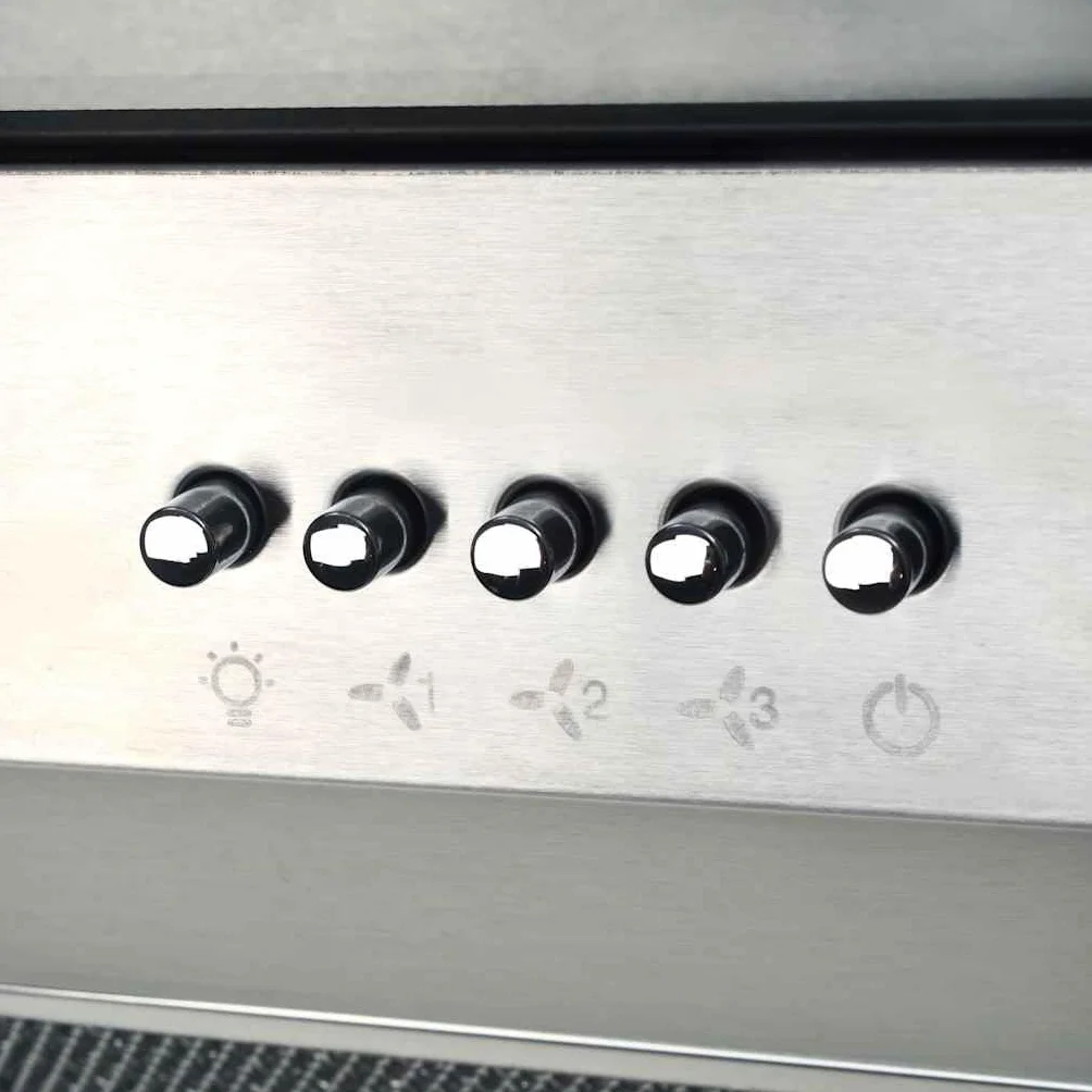 vidaXL Campana Extractora de Techo 90cm Acero Inoxidable 756m³/h LED