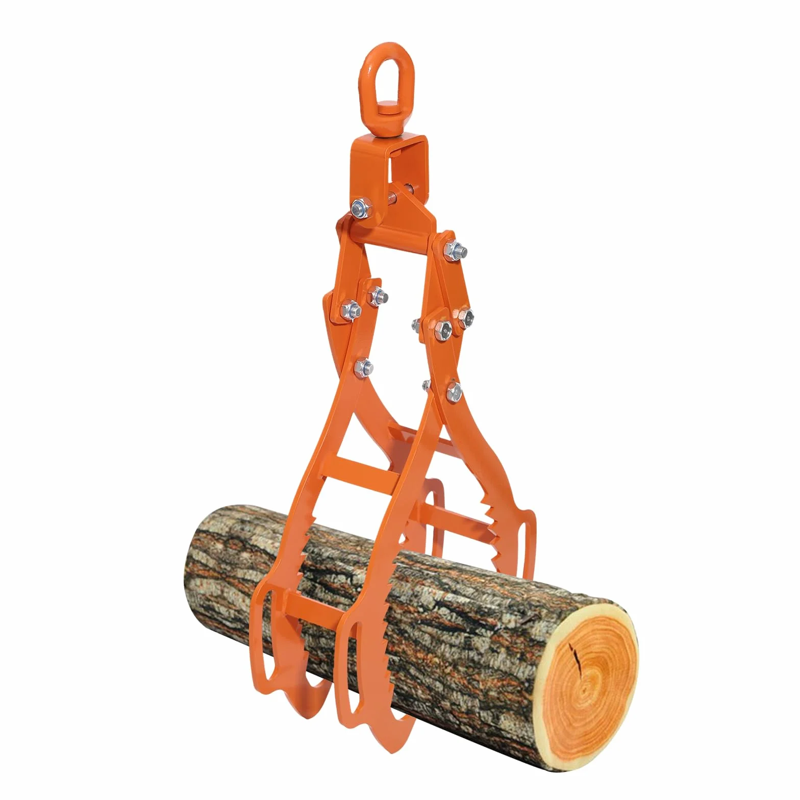 Alicates forestales para troncos de árboles de hasta 710 mm, 28 pulgadas, alicates de madera, alicates de espalda para trabajos de carga en el bosque, con 4 mandriles, fuerza de tracción de hasta 1202