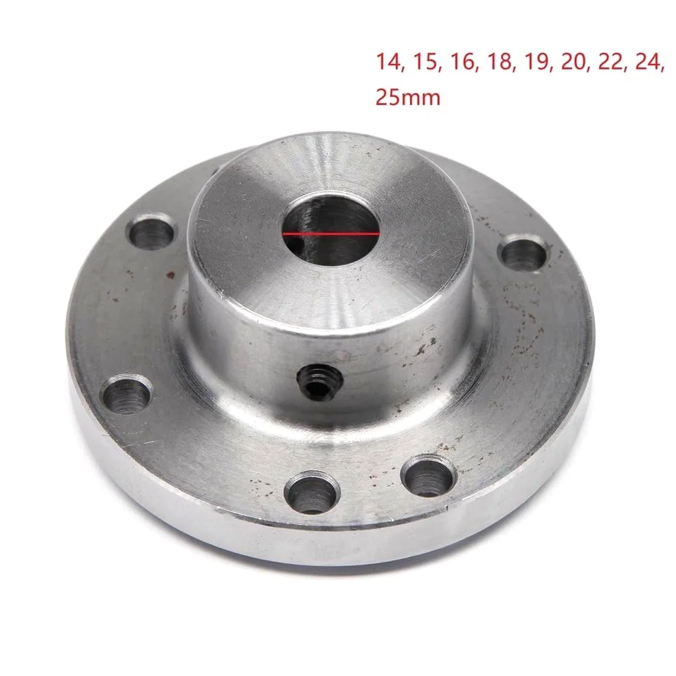 Placa Trasera Brida 14/15/16/18/19/20/22/24/25 Mm K11-100, 1 Unidad | Base, adaptador del mandril del husillo del motor, conector de brida, ajuste K12-100 K72-100(15mm)