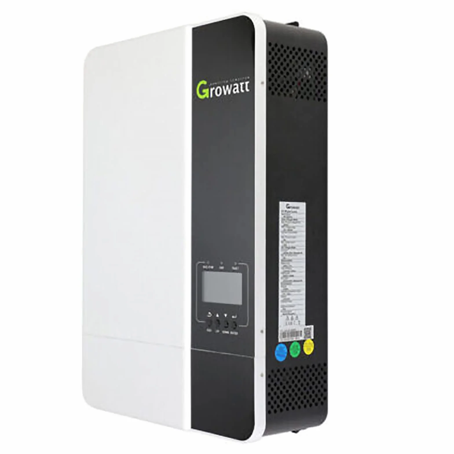 Growatt - Inversor híbrido solar SPF 5000 W, 48 V CC a 230 V CA, controlador de carga solar MPPT integrado fuera de la red y soporta 6 inversores en paralelo