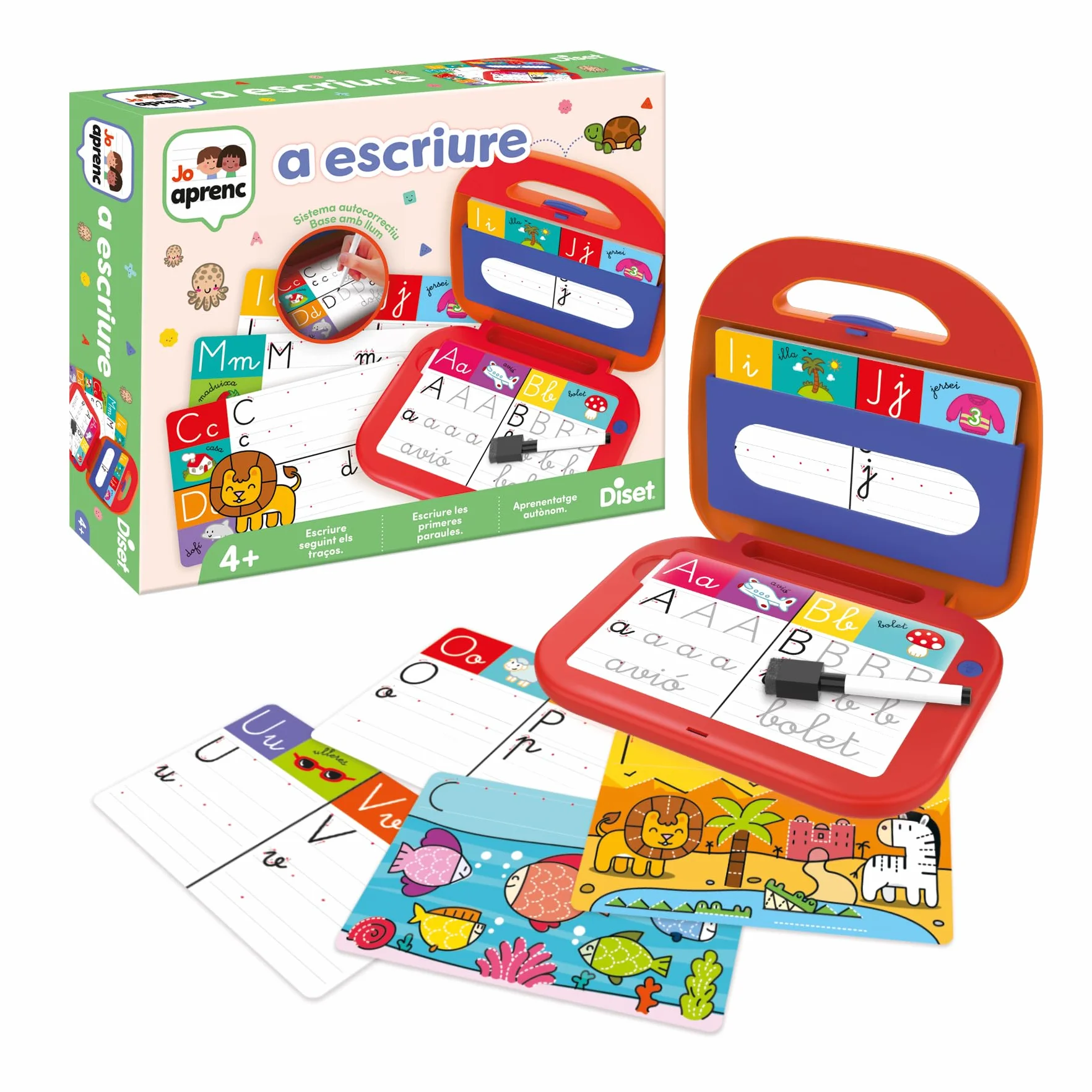 Diset Jo Aprenc a Escriure Joc Educatiu per Nens a Partir de 4 Anys