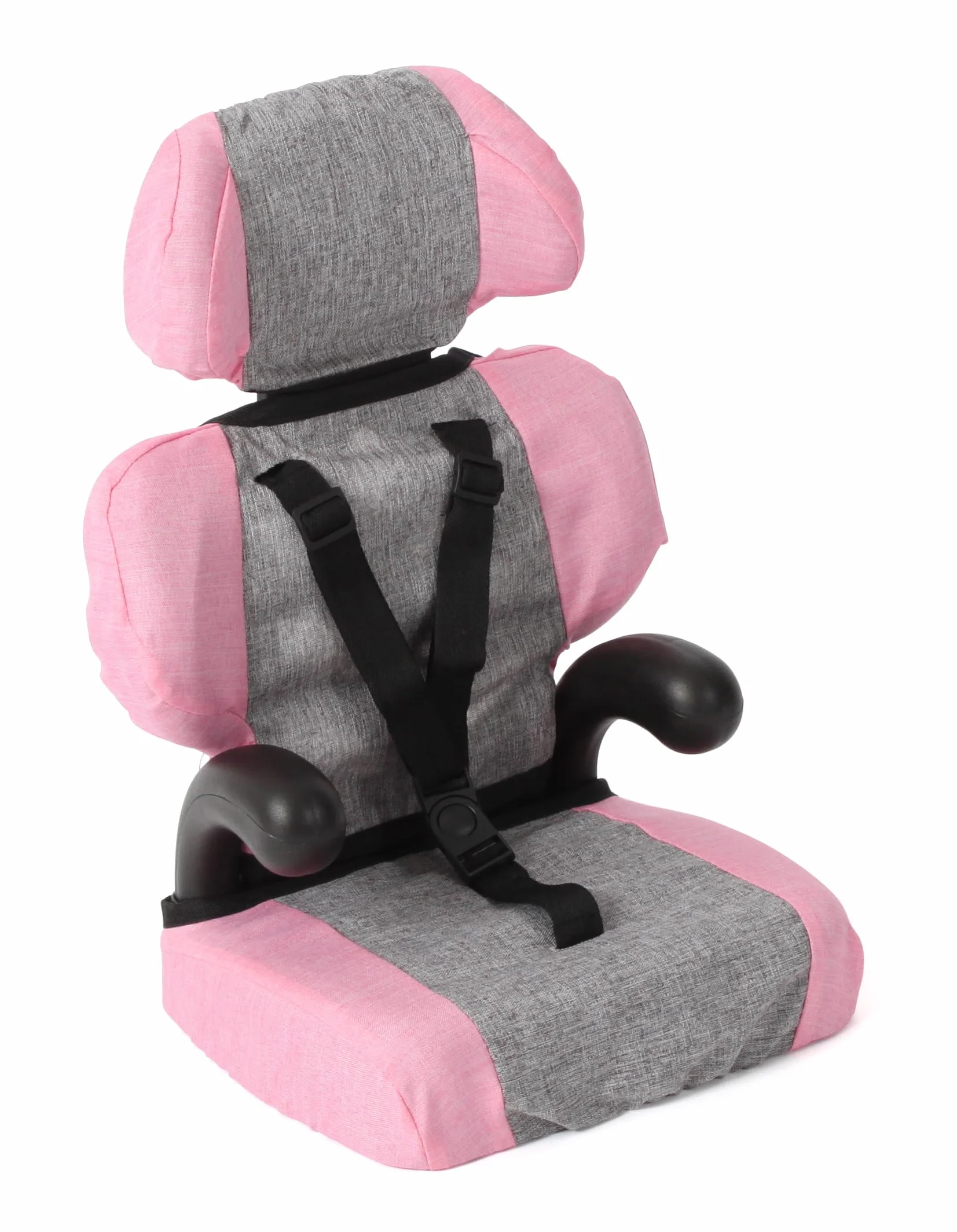 Bayer Chic 2000 Asiento de Coche para muñecas Gris y Rosa