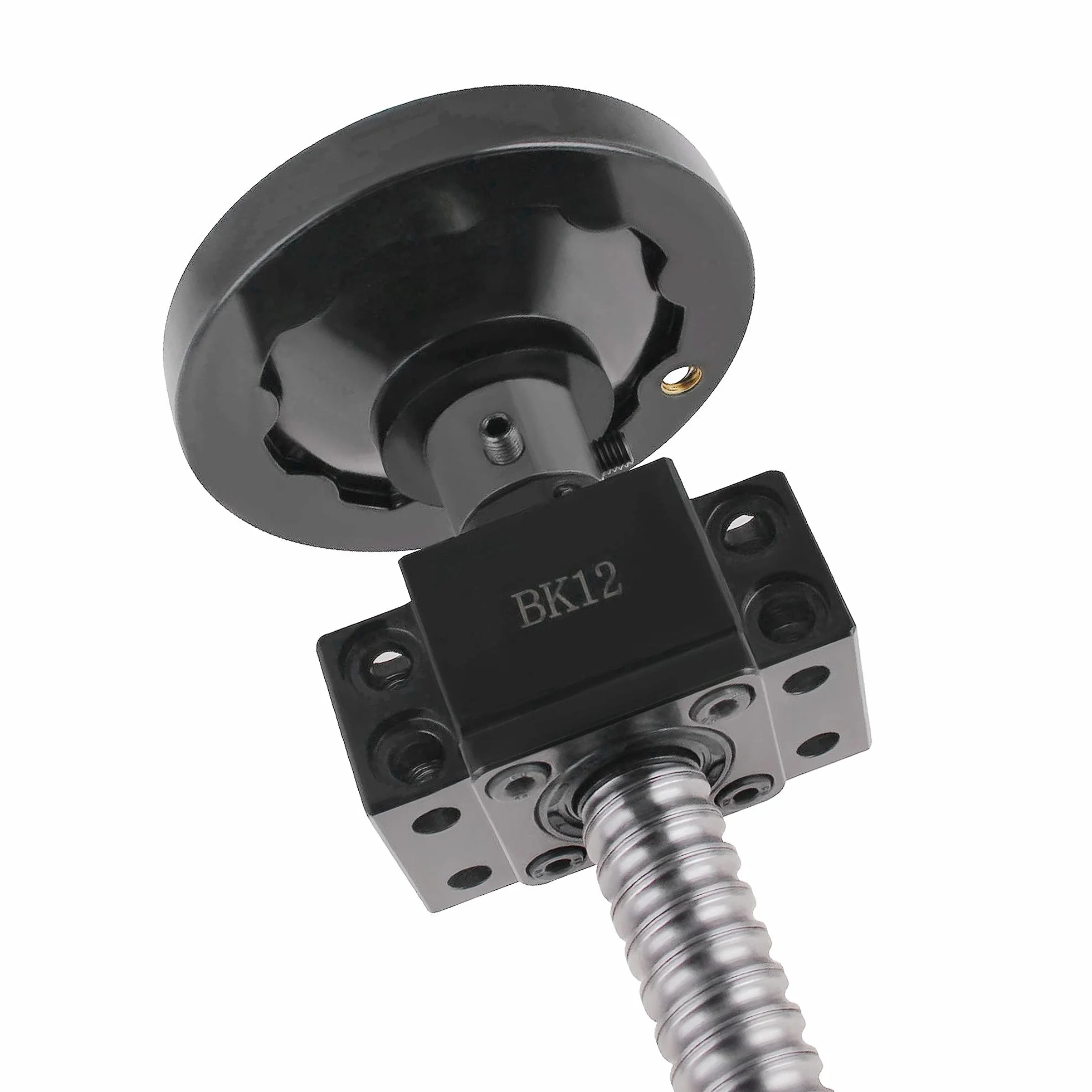 CNCMANS SFU1605 Juego de husillo de bolas 400 mm 16 mm acero inoxidable guía lineal BK12/BF12