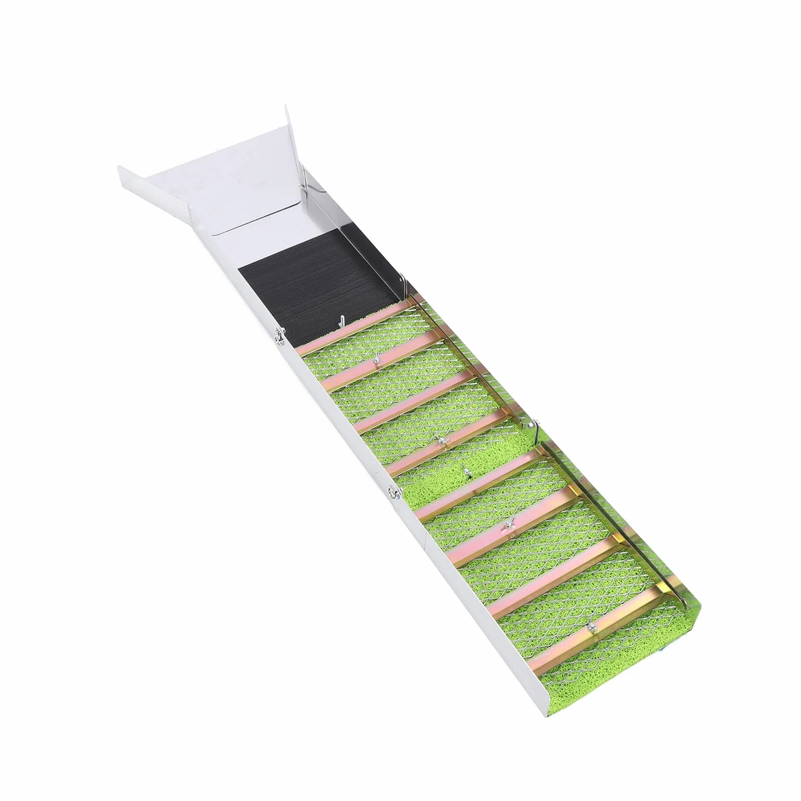 Caja de Esclusa Plegable de Aleación de Aluminio de 50 Pulgadas, Caja de Esclusa Portátil para Minería de Oro, Esclusa de Oro, Prospección de Oro para Ríos, Lavado de Oro, Dragado