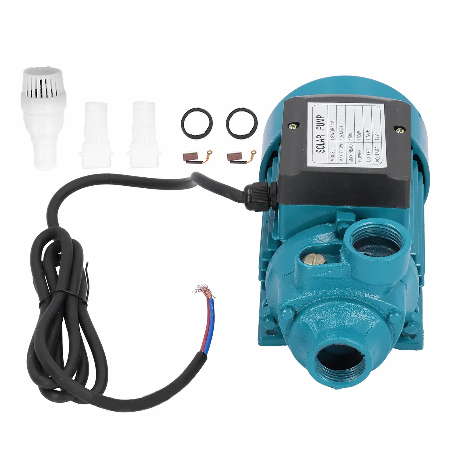 Bomba de Agua DC12V 180W, Micro Bomba Eléctrica de Flujo Máximo 15M, con de Enfriamiento y Acuario, Ideal para Sumidero Horizontal
