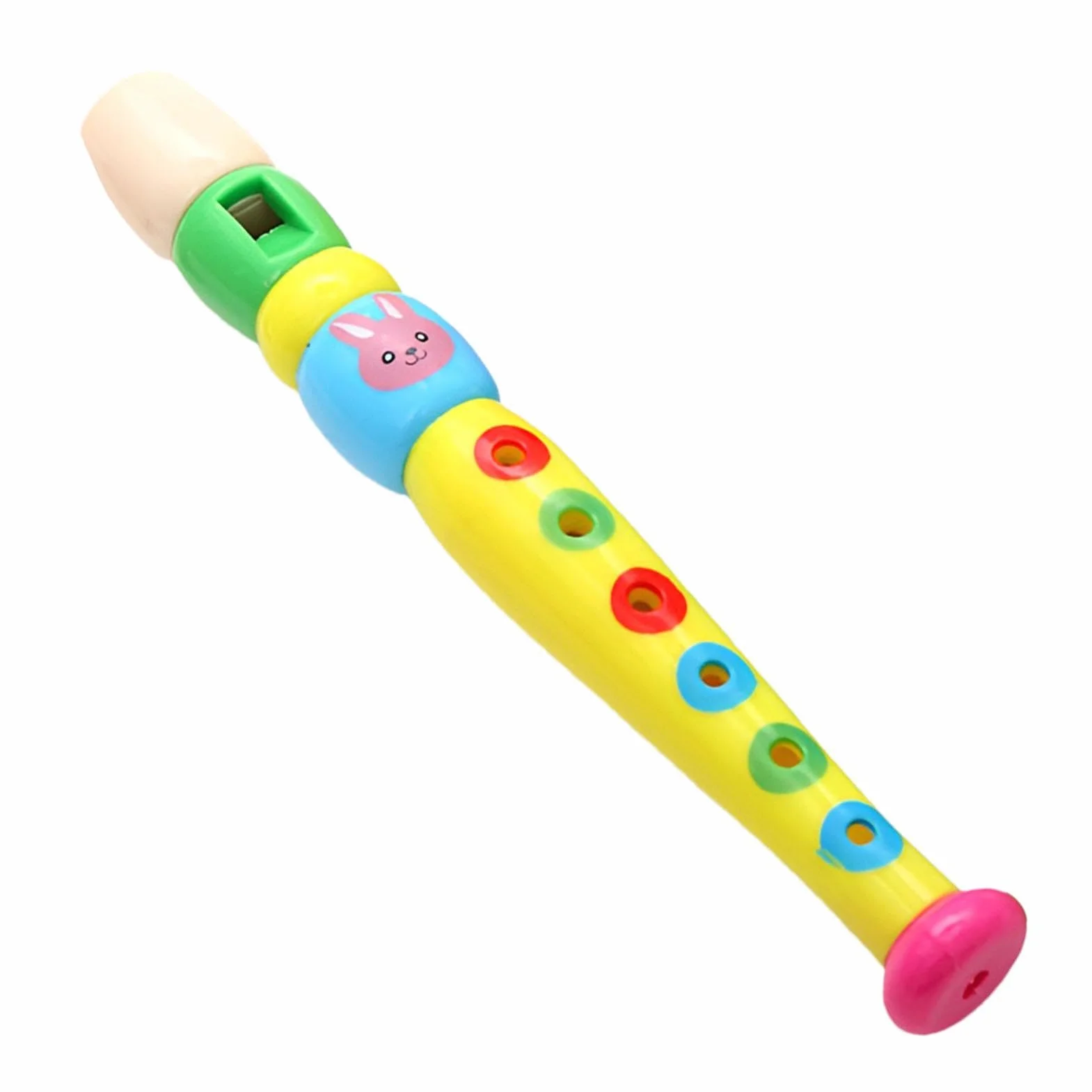 Flauta de Colores para Niños Juguete Musical de Madera Educativo Aprendizaje