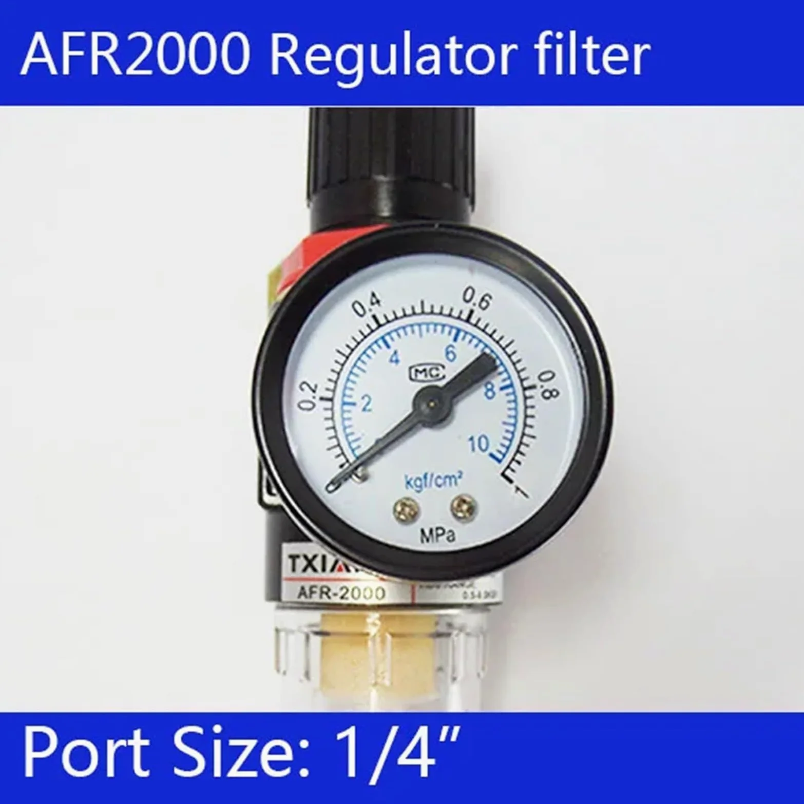 1 Uds AFR2000 1/4 "filtro regulador de presión de aire aerógrafo compresor trampa agua separador de aceite