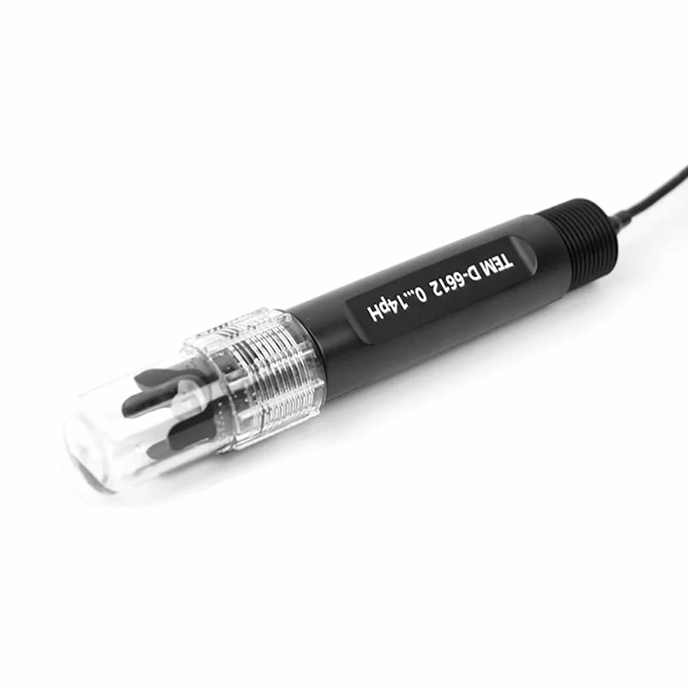 Toplionace Sonda de Electrodo para Sensor de Ph Industrial en Línea Tem D-6612 con Cable de 5 M - Rosca Universal G3/4