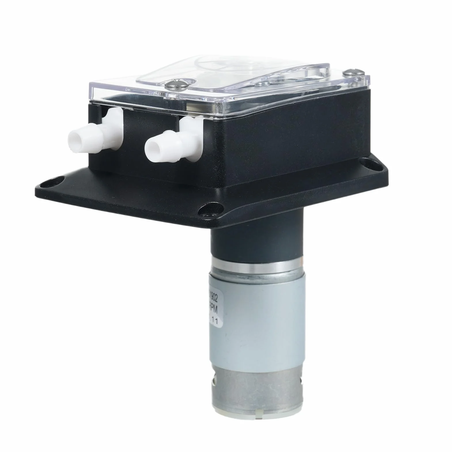 Irfora Bomba peristáltica DC 24V Bomba dosificadora de líquidos de Gran caudal 1500 ml/min 2 Rodillos con Tubo BPT FARÉTICO de Calidad alimentaria para Laboratorio de Acuario Análisis químico