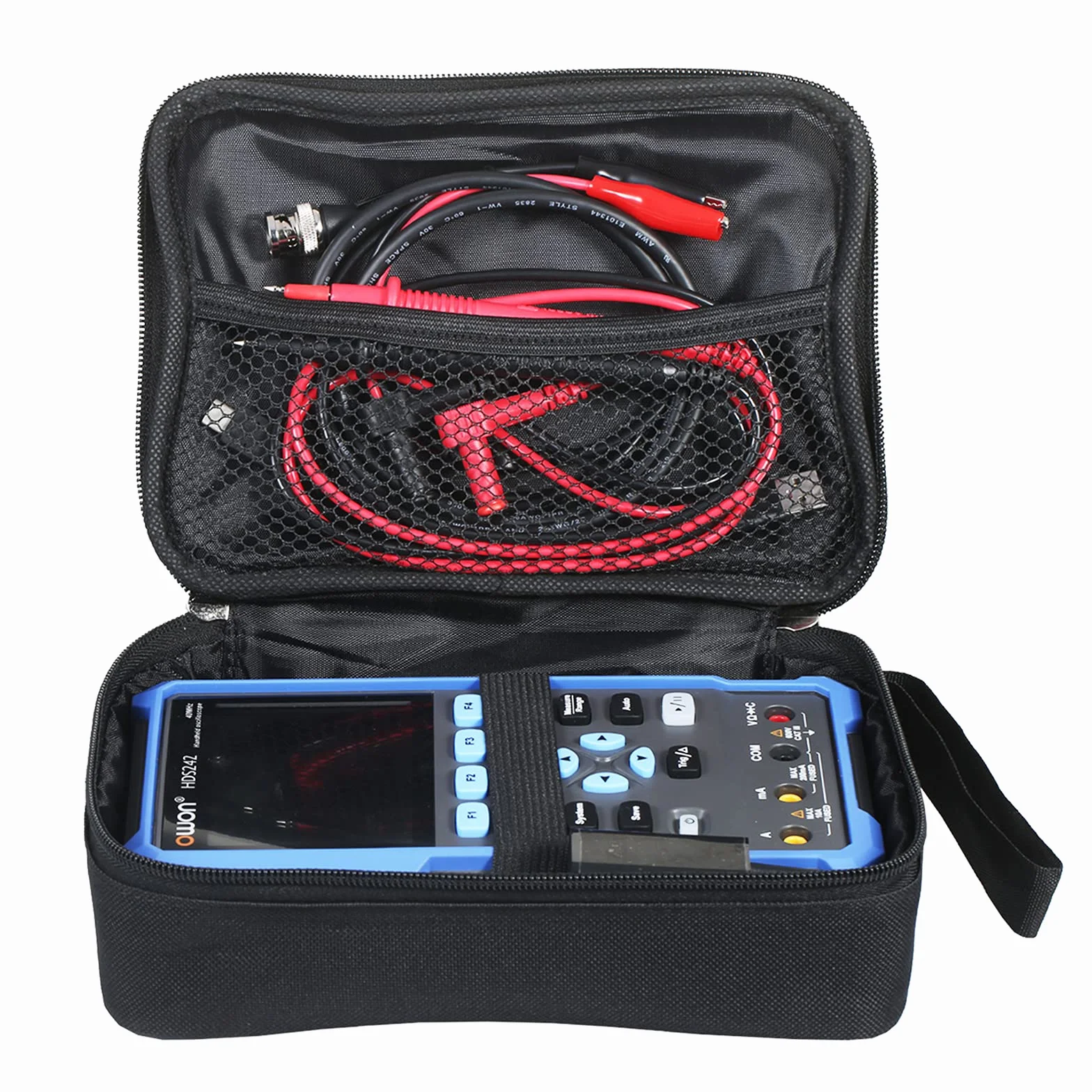 OWON HDS242 Mano Digital Osciloscopio Multimetro 2 Canales USB TipoC 40 MHz 3.5 / LCD Prueba Metro
