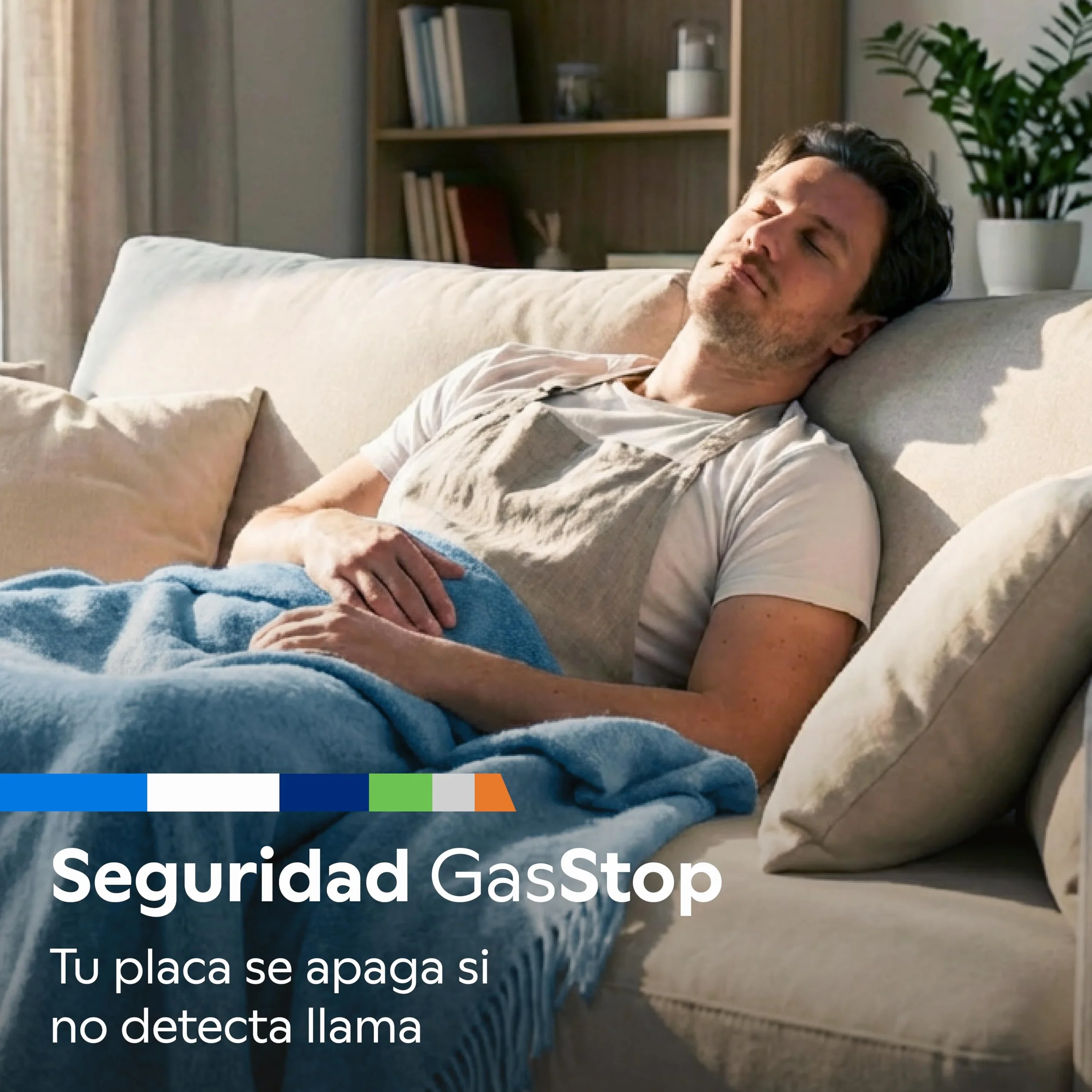 Balay 3ETG663RN Placa de gas 60 cm 3 Zonas Cocción Mandos extraíbles Control llama Autoencendido GasStop negro