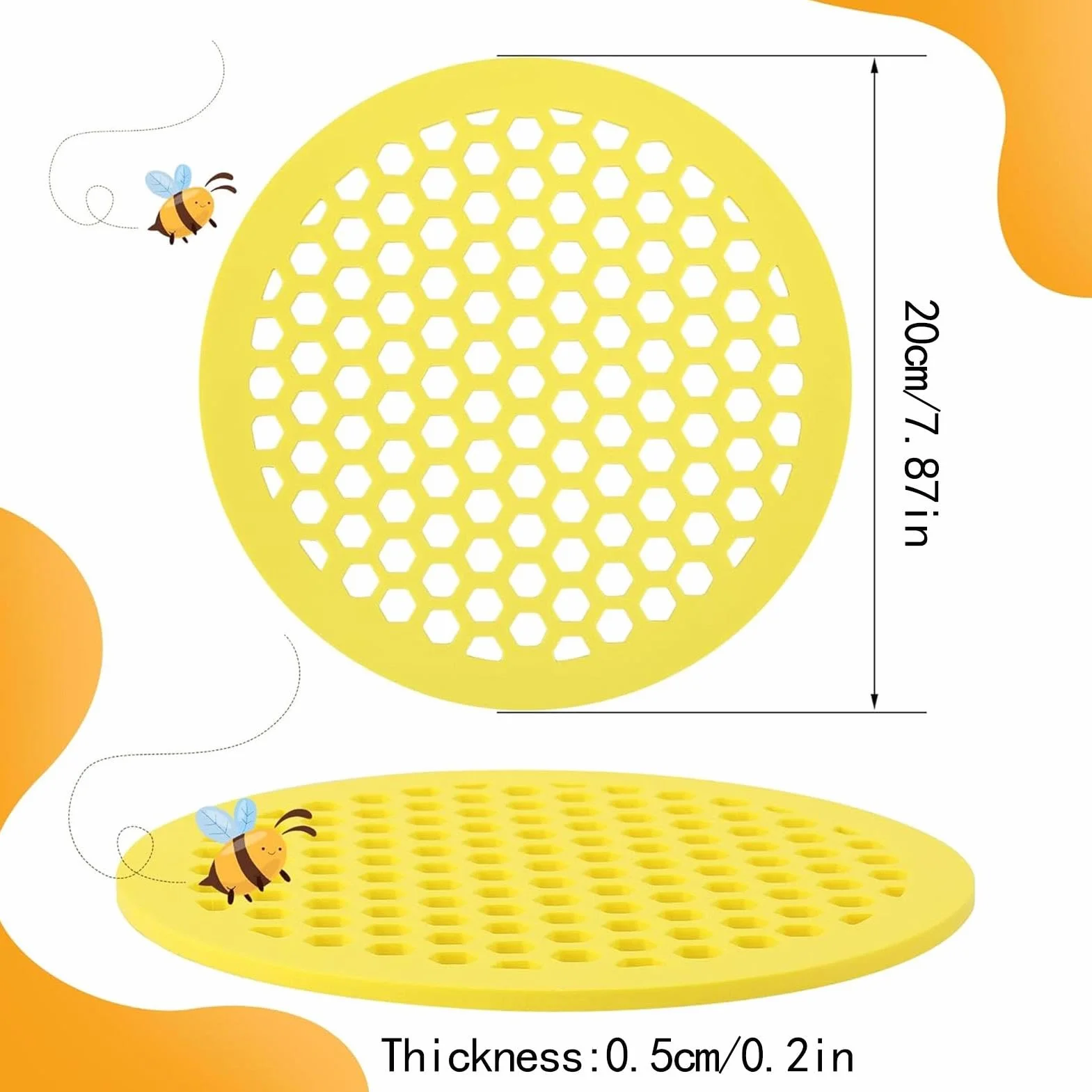Floating Bee Island - Bebedero de Abejas | Estación de alimentación de riego de Abejas | Estación de Bebida de Abejas | Bandeja para Beber Abejas | Bandeja de Isla para jardín al Aire Libre,
