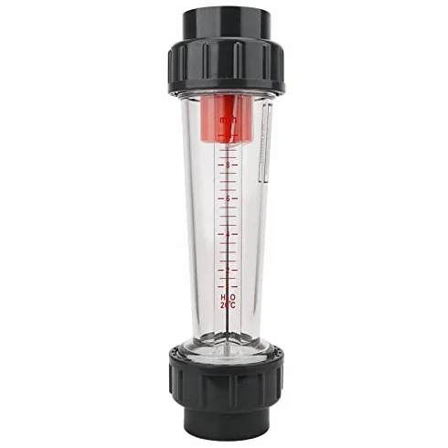 Garosa LZS-50 Medidor Flujo Líquido Tubo Plástico 1-10m³/H Controlador Agua Industrial