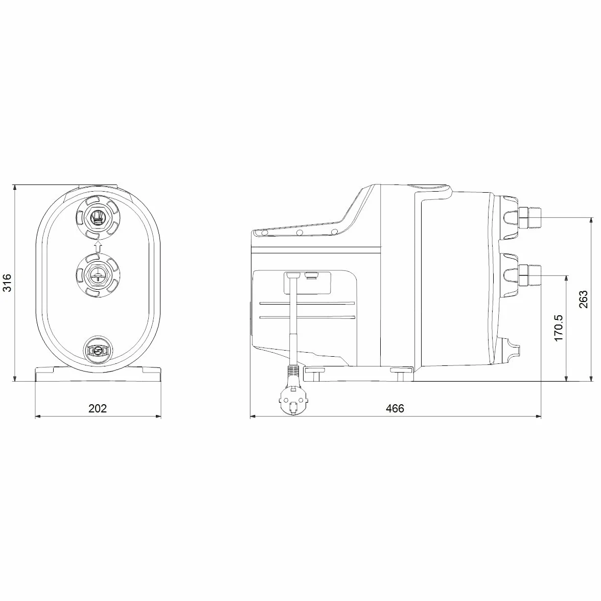 Bomba Grundfos SCALA1 3-45