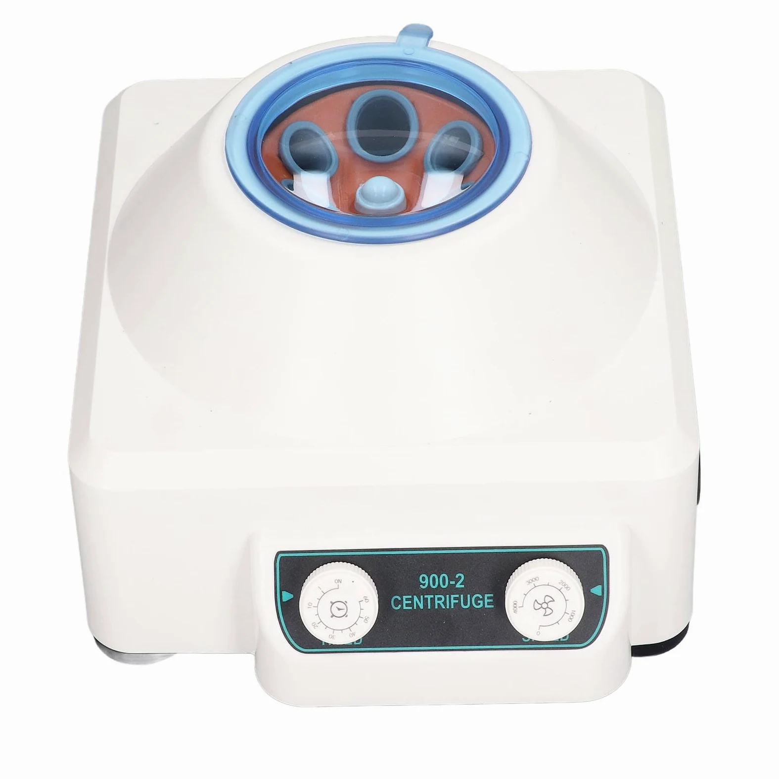 Mini Máquina Centrífuga, 300 a 4000RPM Centrífuga de Sobremesa de Laboratorio, Centrífuga Eléctrica Portátil de Bajo Ruido para Sangre, Plasma (Enchufe europeo 220V)