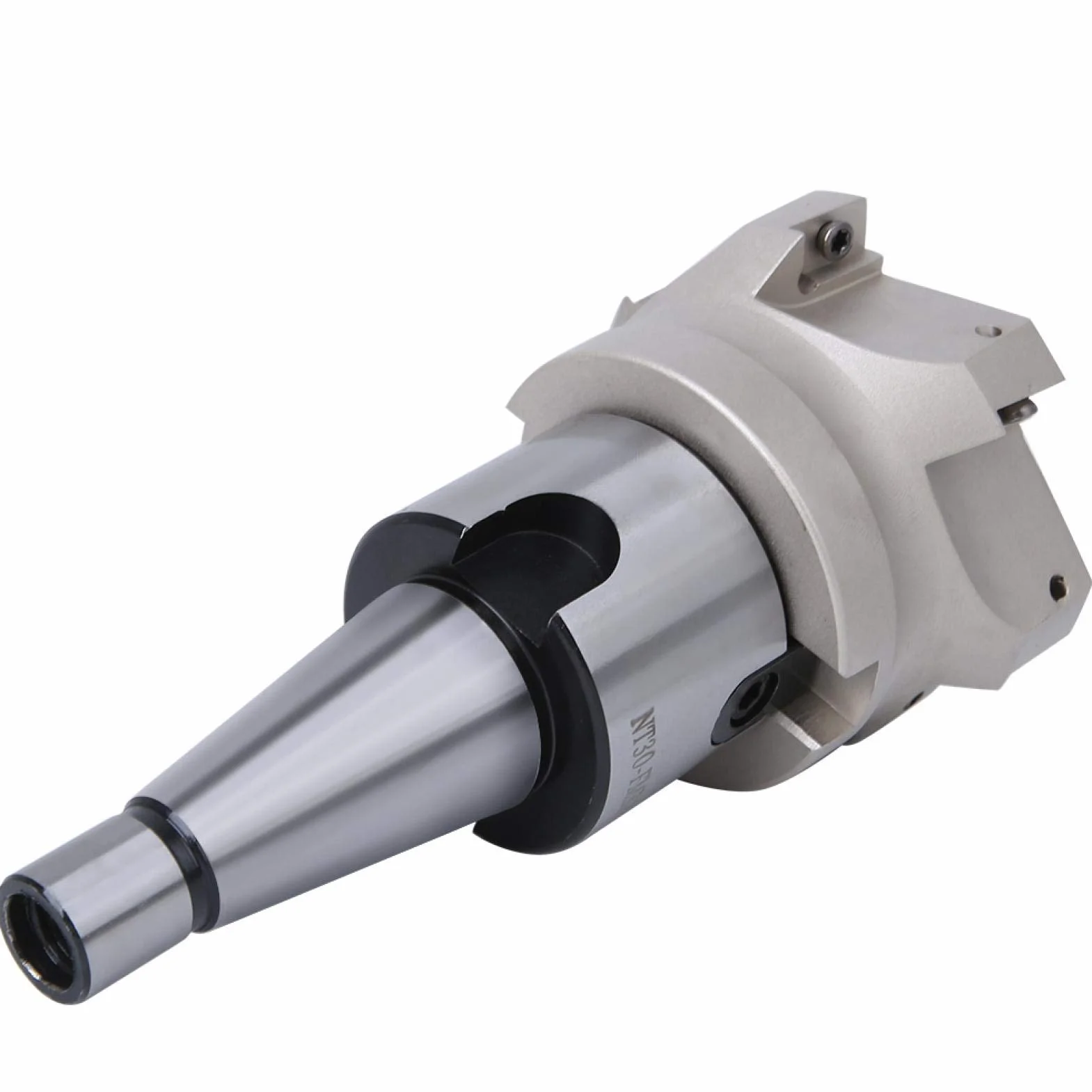 Soporte de mandril de pinza NT30-FMB27 + BAP400R-80-27 Fresa 6 ranuras + Insertos APMT1604 10PCS