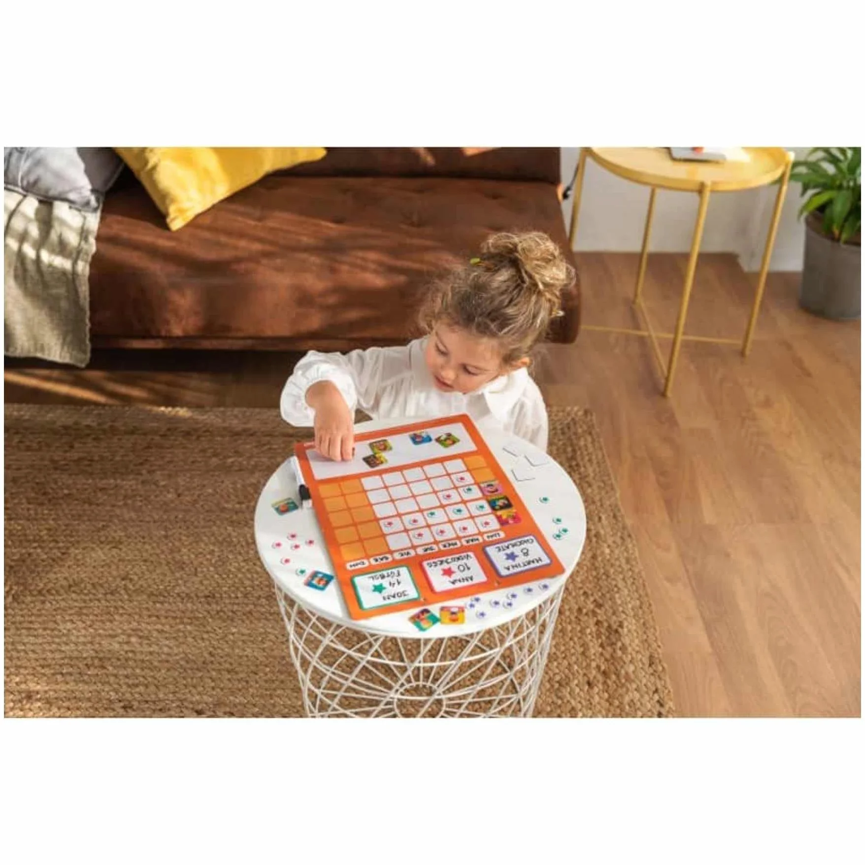 Diset Tabla de Recompensas Juego Educativo para Buen Comportamiento Niños 3 años 33x26x5,2