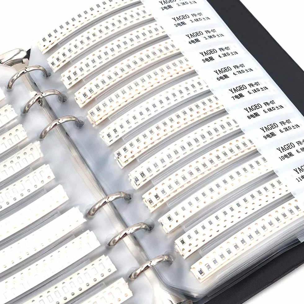 DollaTek 8500pcs SMD Resistor Sample Book 1206 1% 0 ohm-10M Ohm 170values