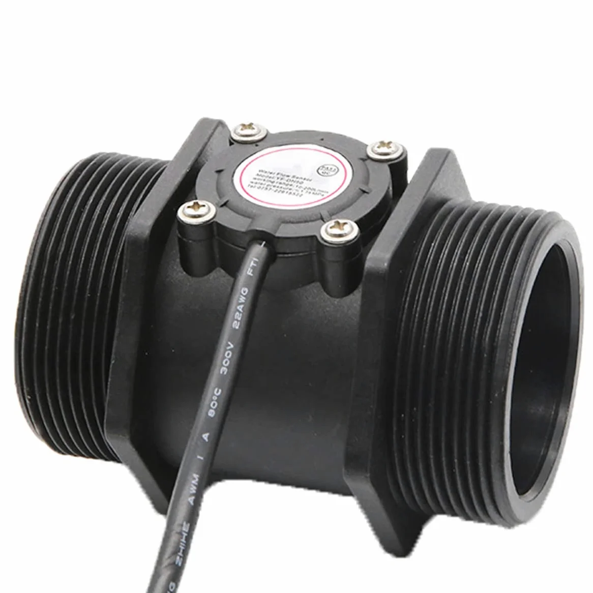 Sensor de flujo de agua, 2 sensores de efecto Hall de 2 pulgadas, contador de caudalímetro de bajo metro, sensor de control de agua, interruptor de flujo de agua, interruptor de sensor de alta
