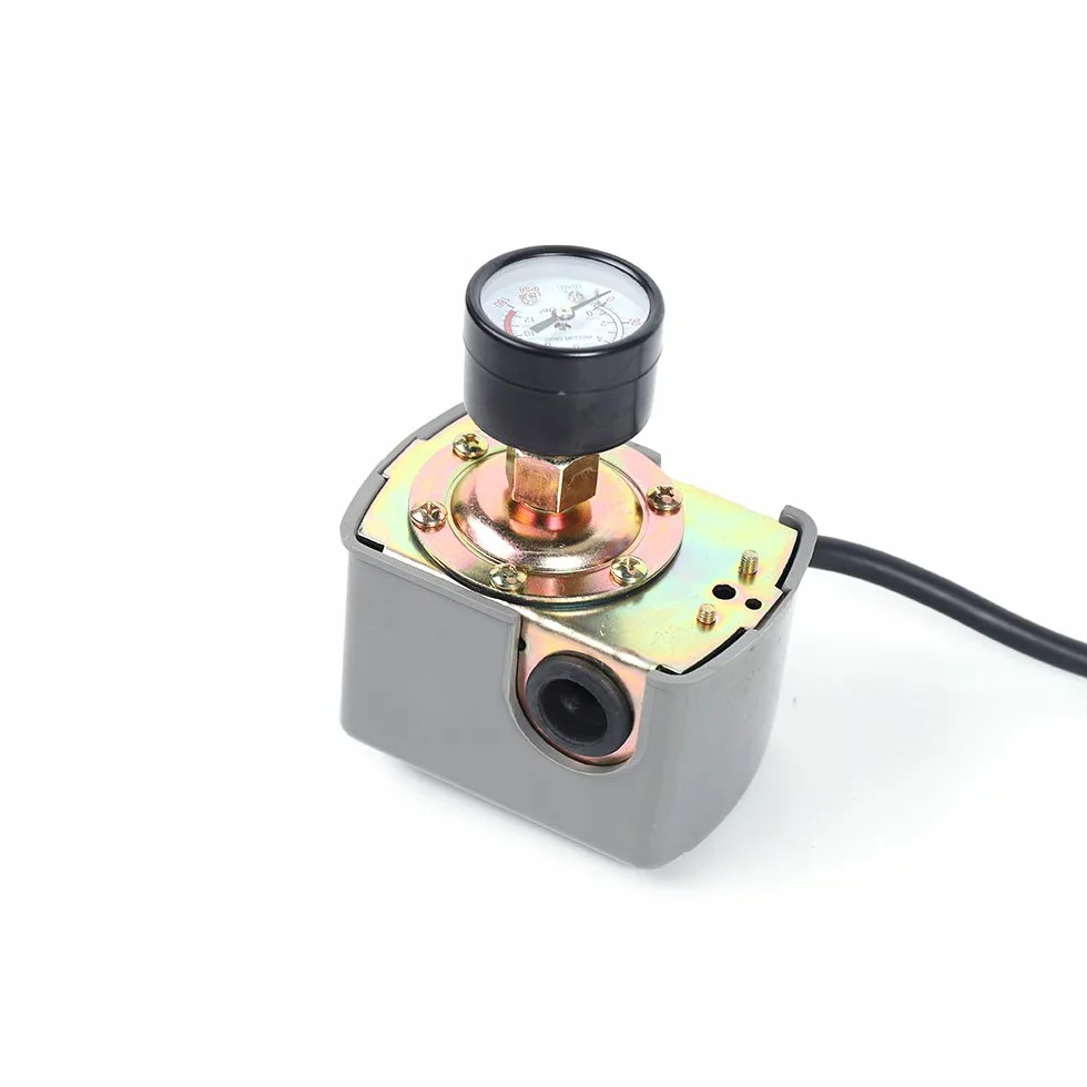Bomba centrífuga de 1300 W, bomba de agua doméstica, bomba de jardín con manómetro e interruptor de presión, 220 V, bombas de agua para un jardín, bomba de agua eléctrica sumergible