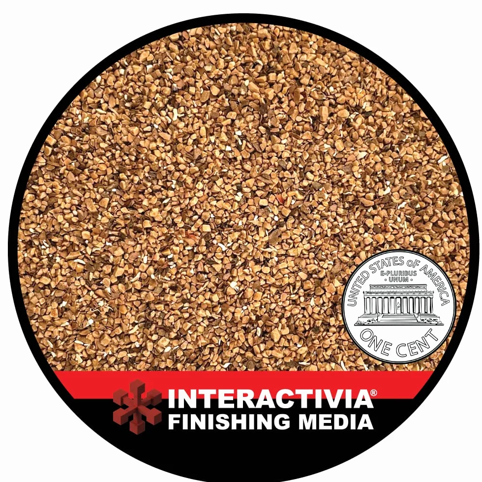 4 libras o 1.8 kg de nuez molido Shell Media 18-40 Grit – Medium grueso nogal conchas para Tumbling, Vibratorio o Blasting