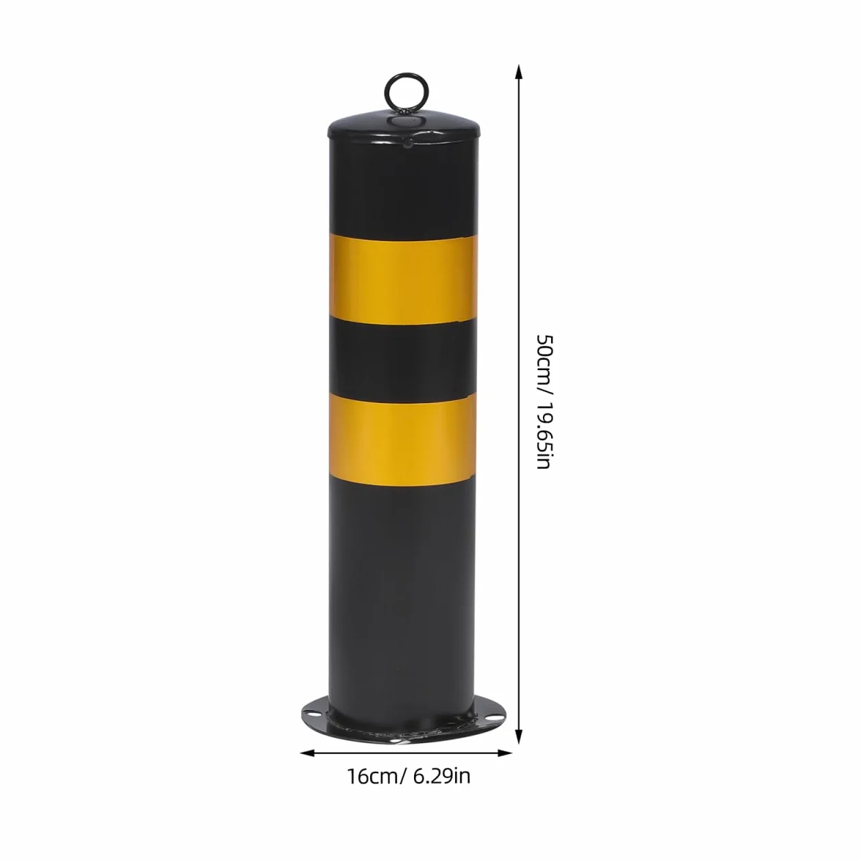 Barrera De Seguridad De Estacionamiento Columna Reflectante Poste Acero Inoxidable