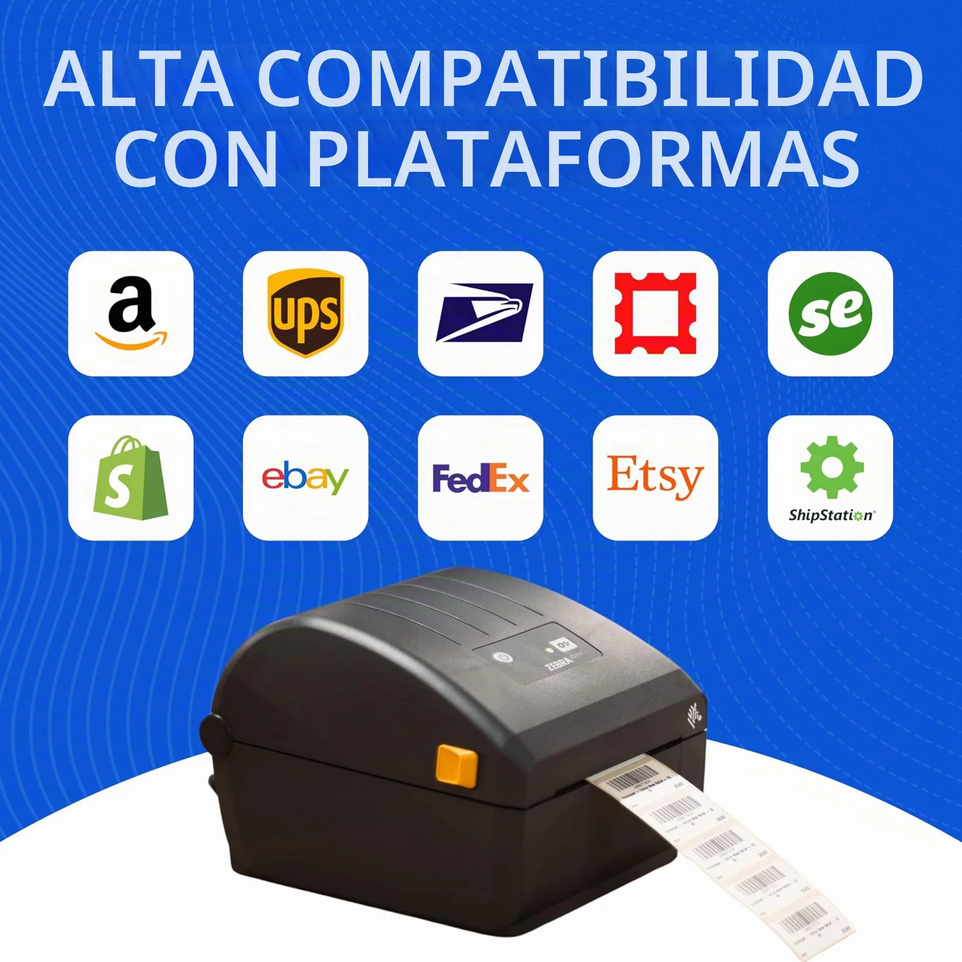 Zebra Impresora térmica Directa ZD220 estándar EZPL USB