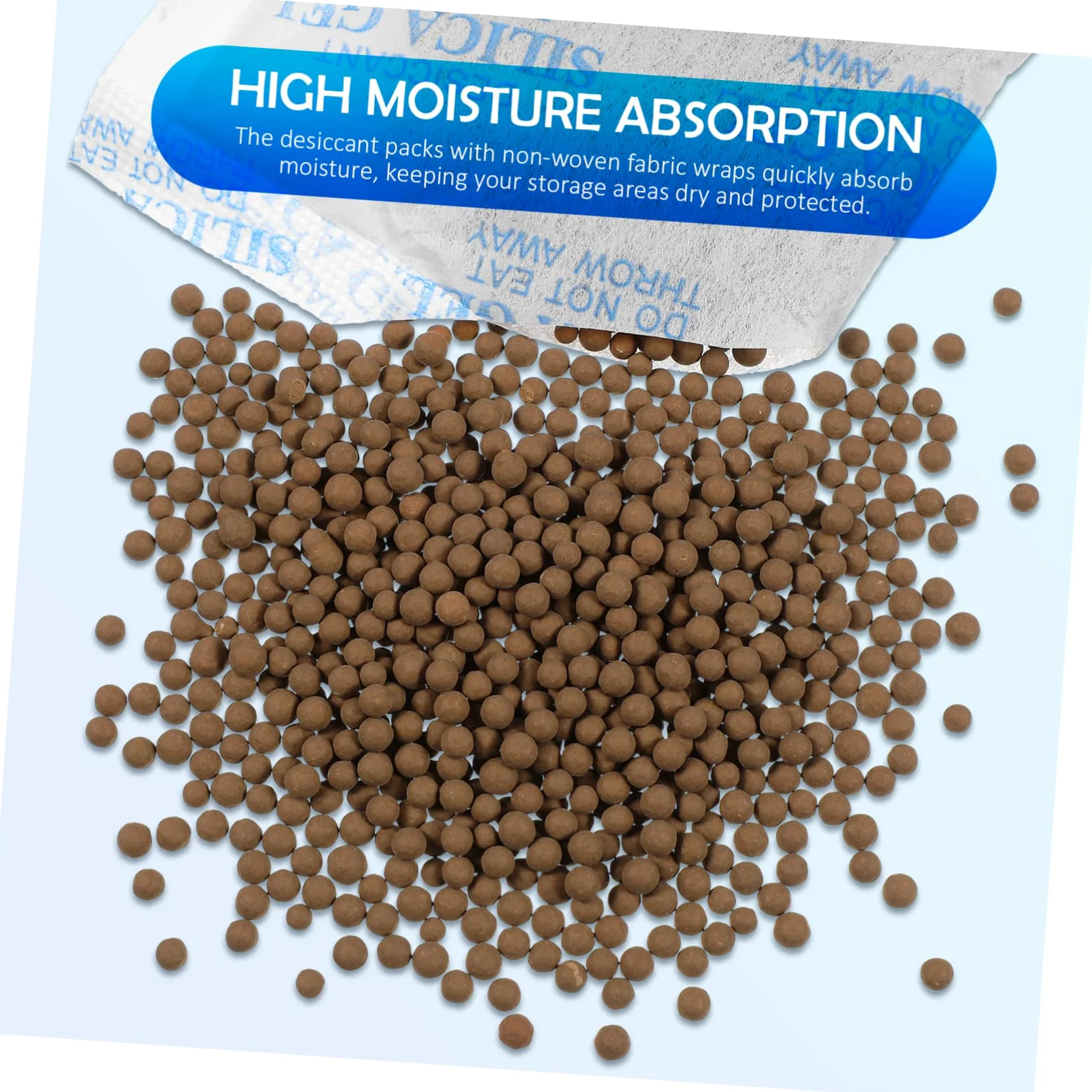 Holibanna Bolsas Desecantes Alta Absorción de Humedad Tela No Tejida 30 de Gel de Sílice de 50g Protección Constante para Armarios y Cajones | Absorción de Humedad Alta, Uso Versátil para Electrónica y Alimentos, Formato de Sobres para Almacenamiento