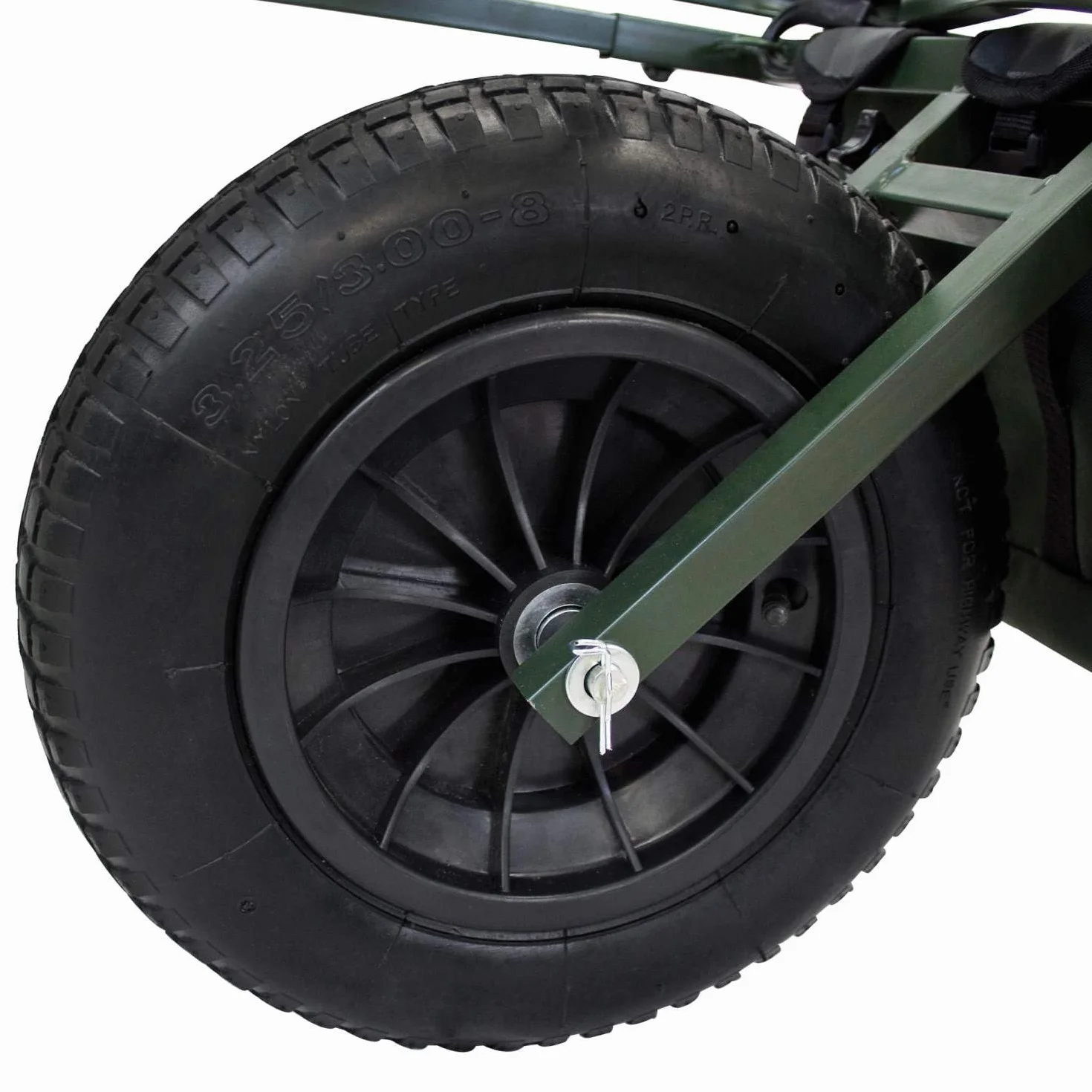Carretilla XXL - Carro de Pesca - Rueda de PU NO MÁS pinchazos - Desmontable - Ajustable - Incluye Bolsa de Almacenamiento 600Dn - Carro de Transporte Marco Extensible (75cm-100cm)